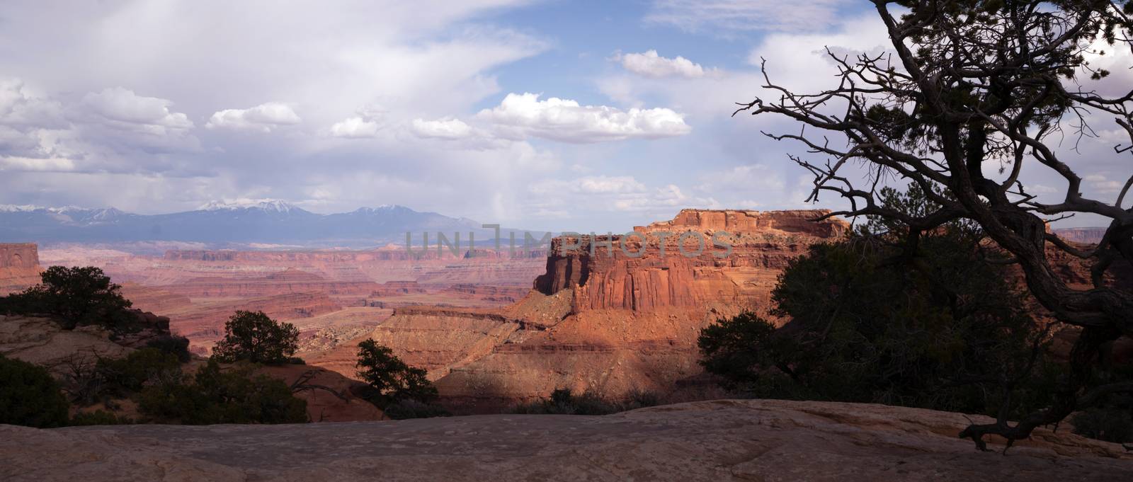 Schafer Canyon Majestic Buttes Storm Approaching Canyonlands by ChrisBoswell