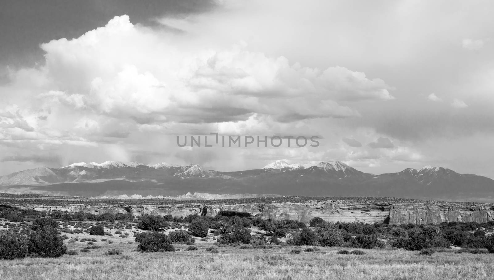 Spanish Valley Waas Mountain Manns Peak Mt Peale Utah by ChrisBoswell