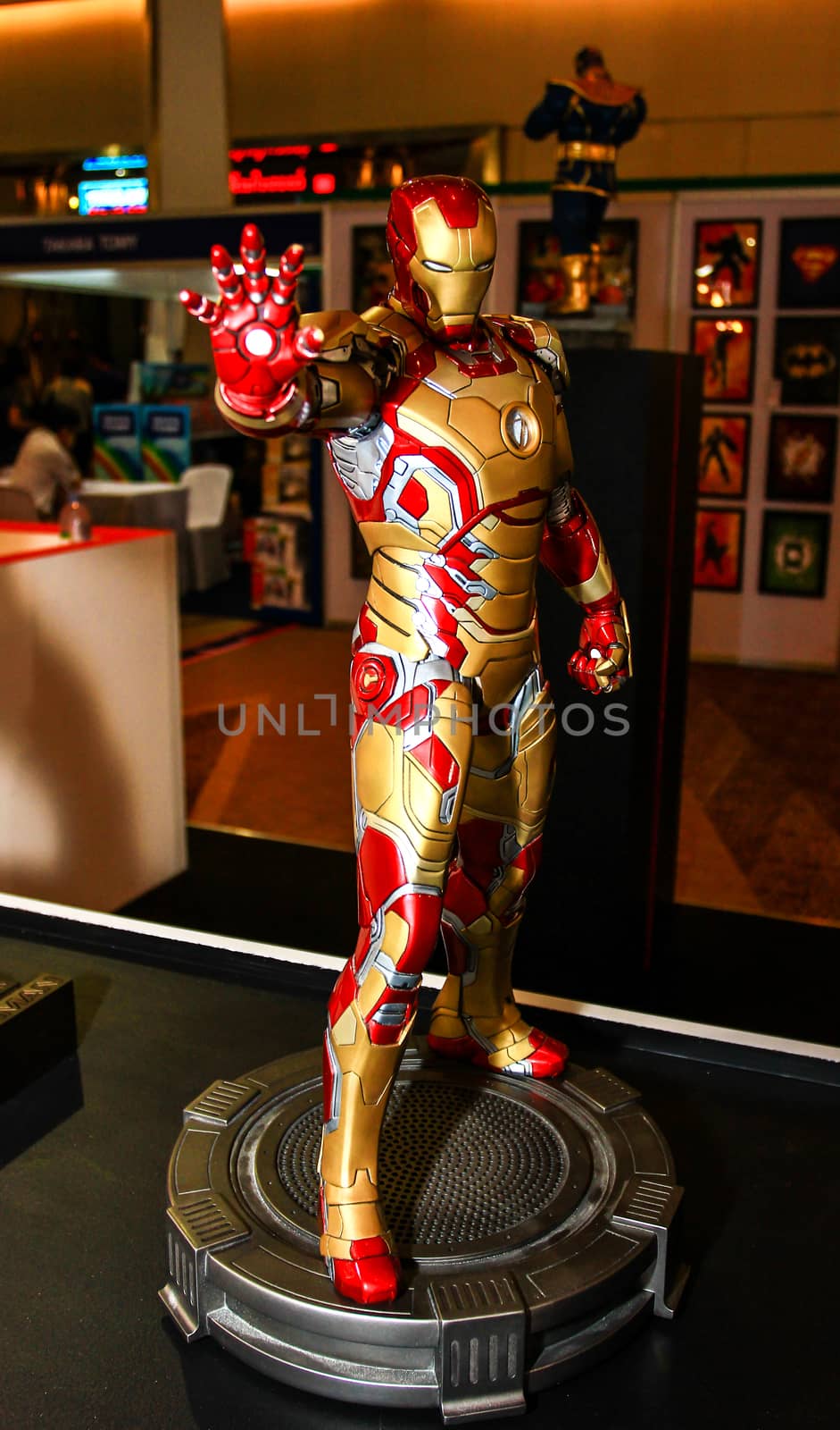 A model of the character Iron Man from the movies and comics by redthirteen