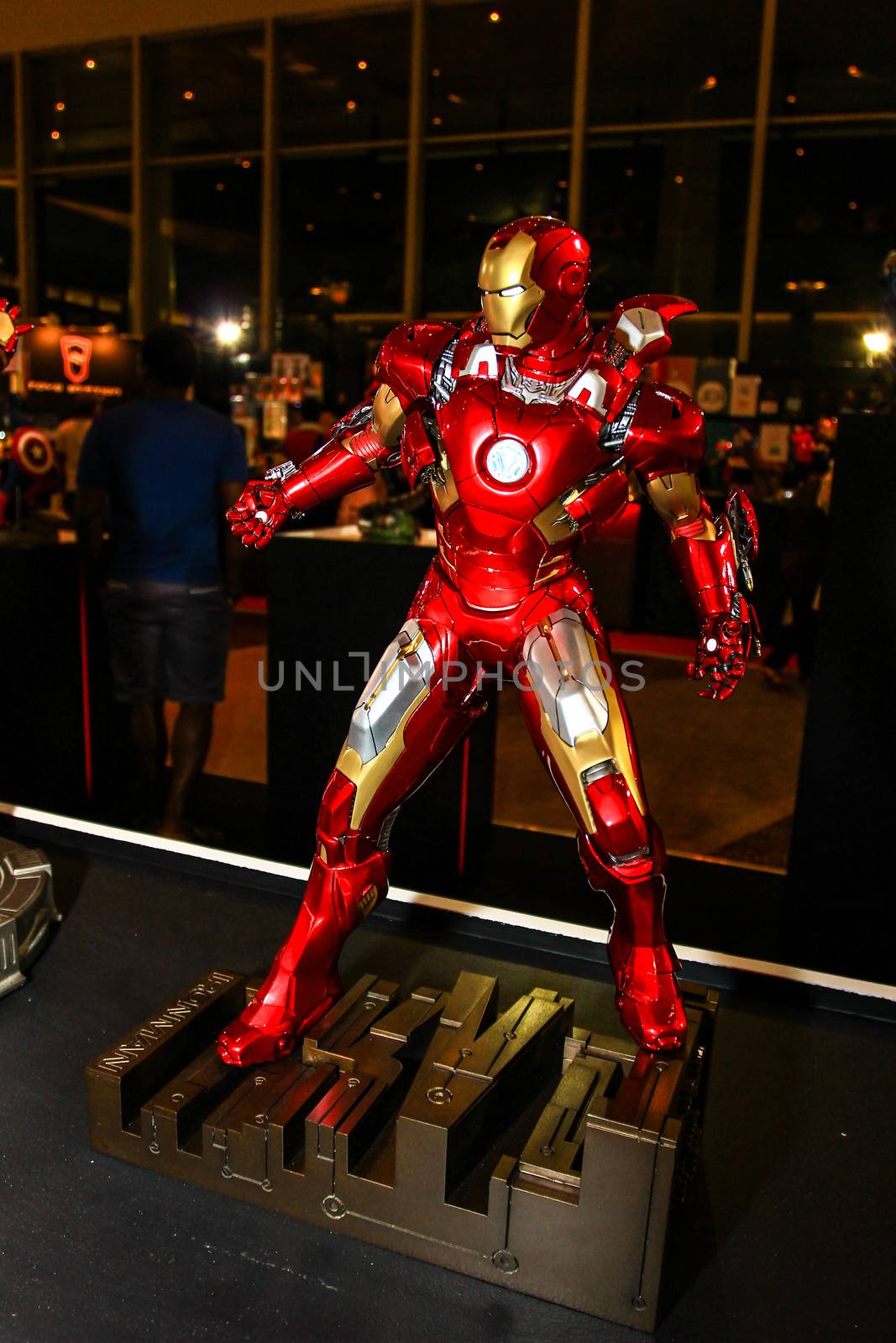 A model of the character Iron Man from the movies and comics by redthirteen