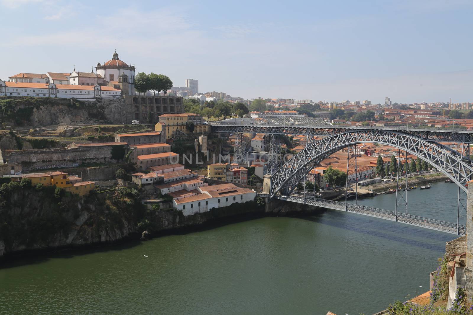 The Dom Luiz bridge in Porto, Portugal