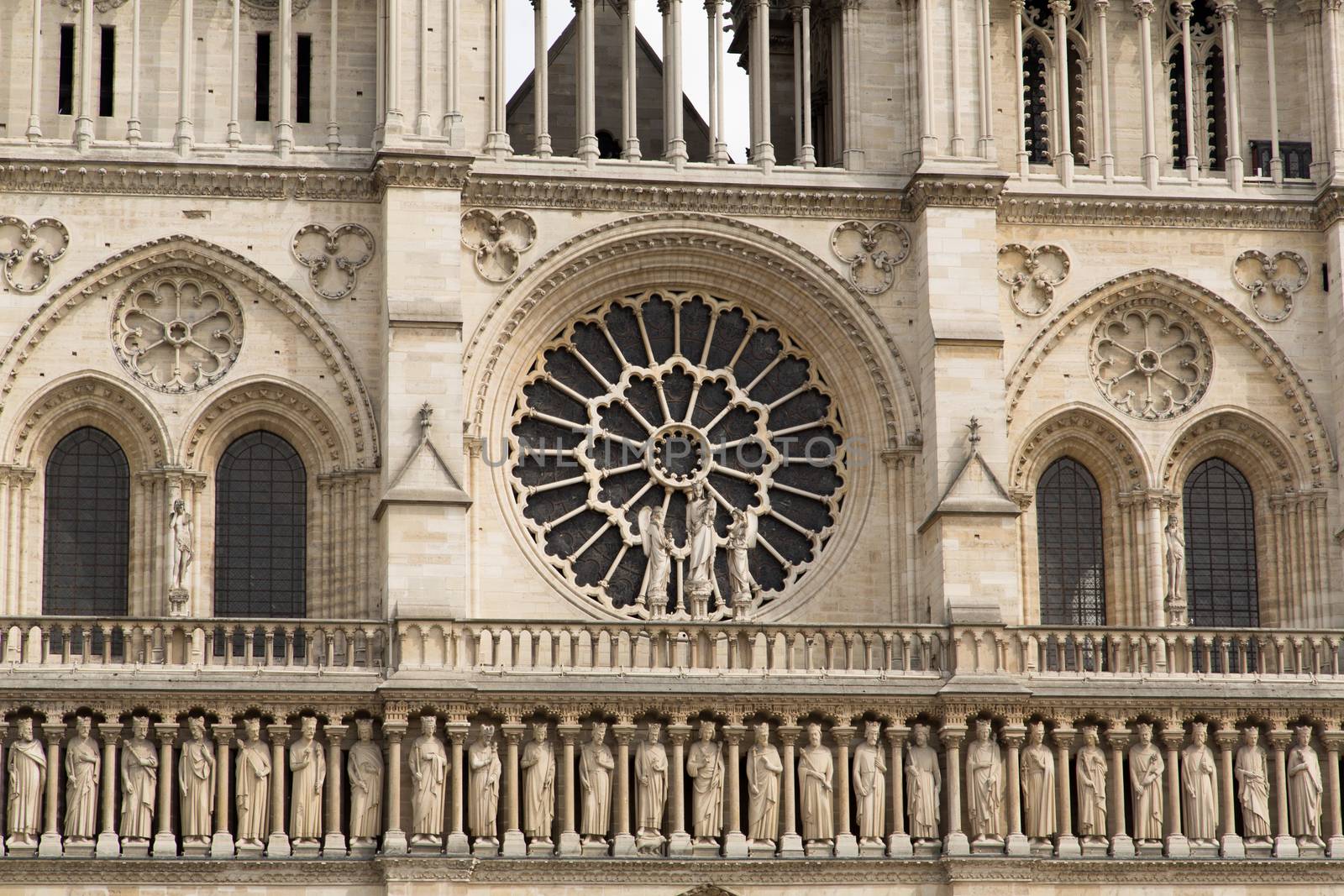 The Notre Dame Cathedral in Paris - France