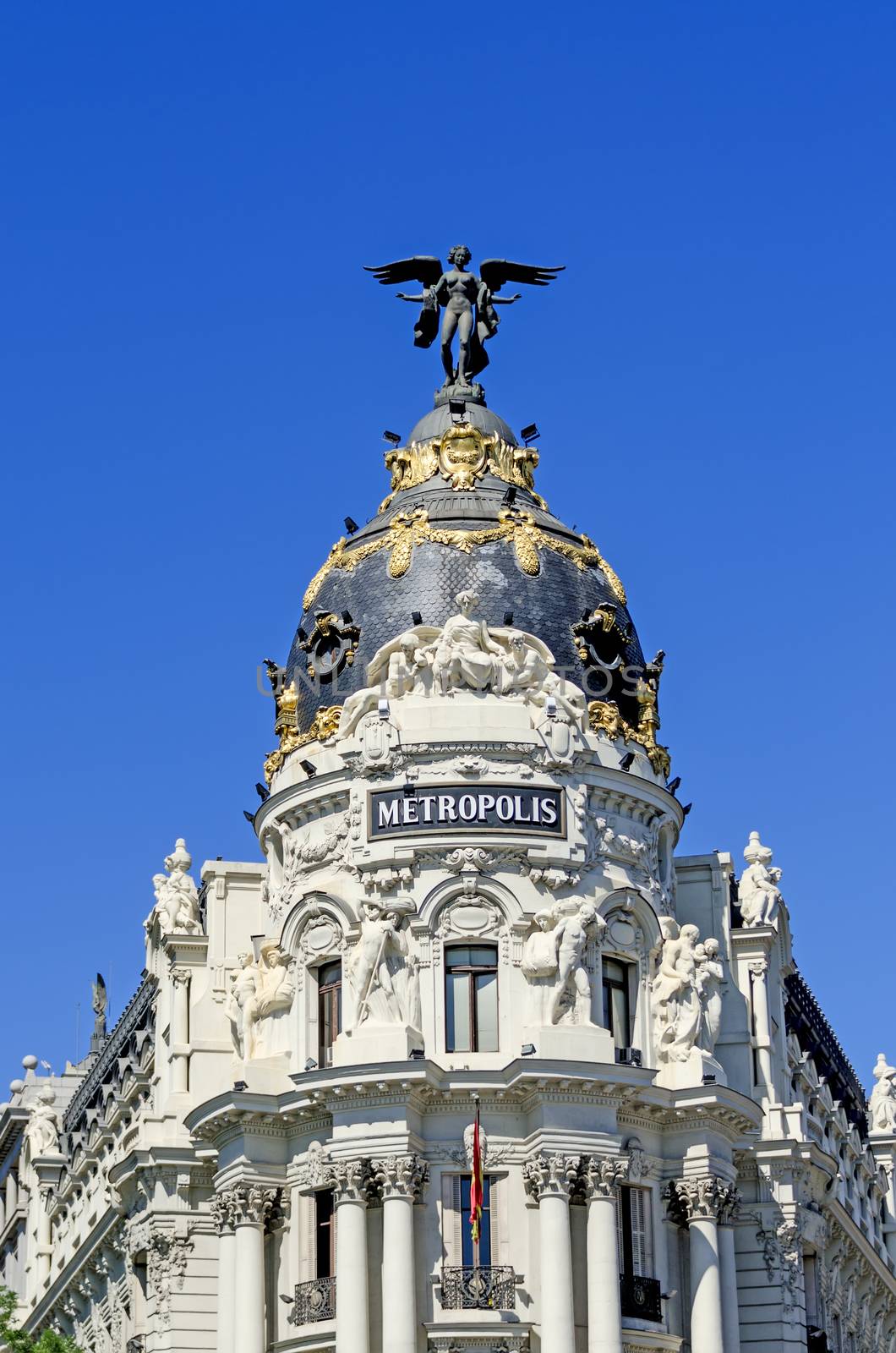 Metropolis Palace at Madrid by Nanisimova