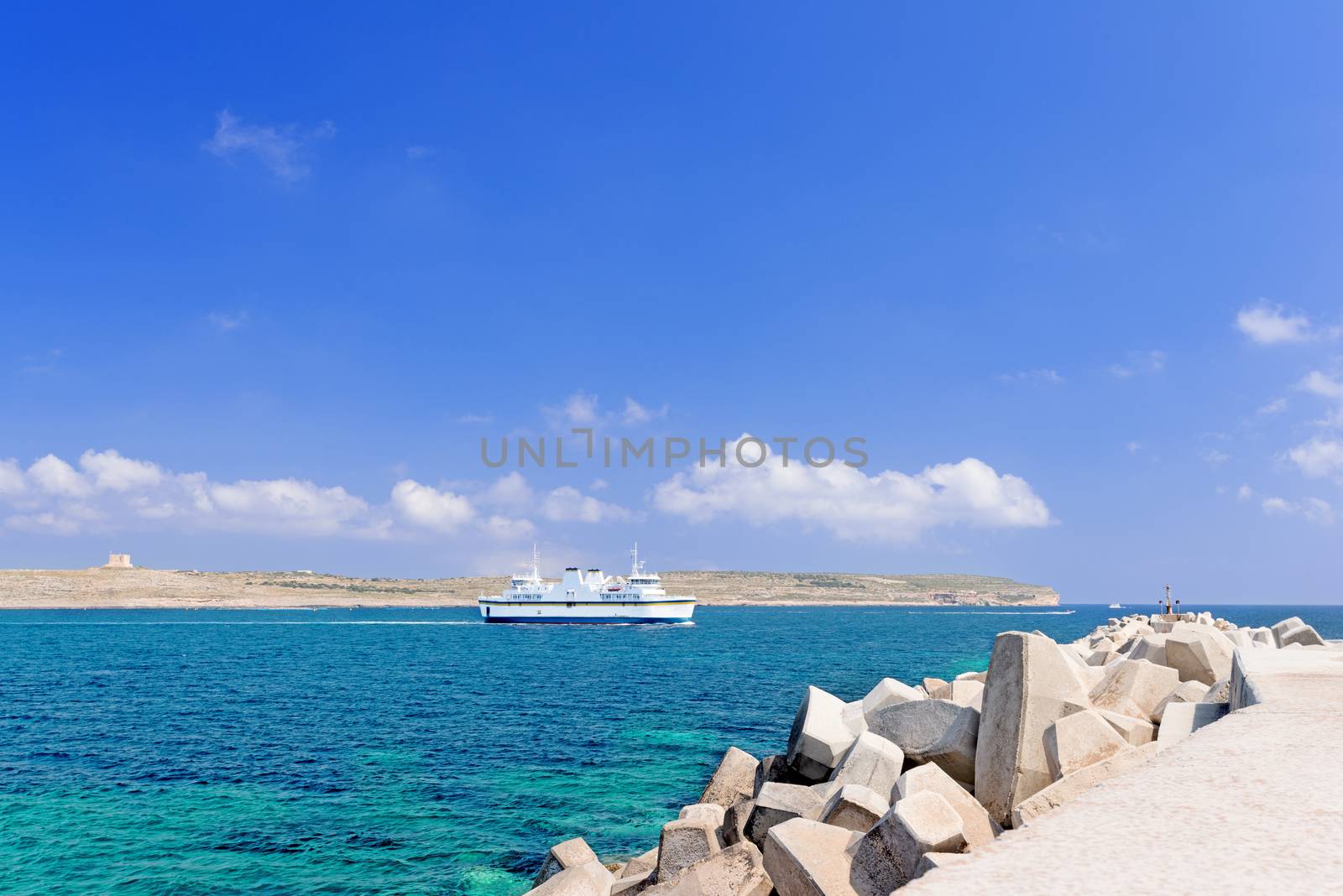 Ferry serving on Malta