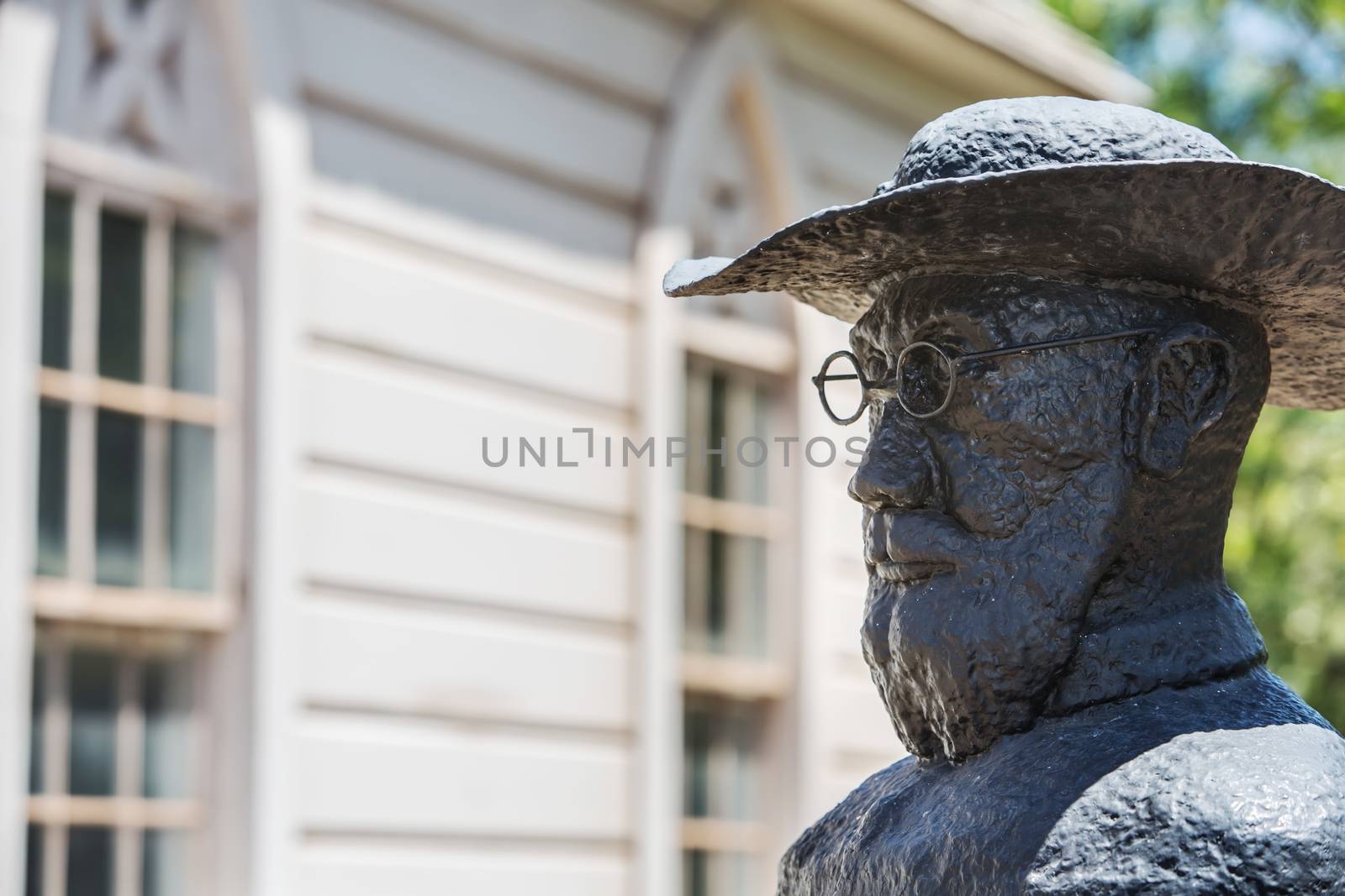 St. Joseph's Church statue of Father Damien