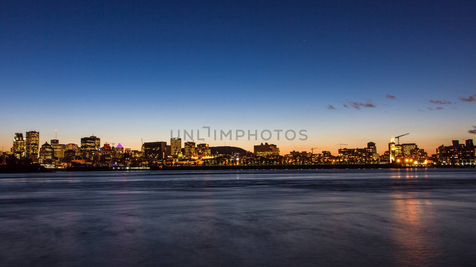 This photo was shot from Montreal city in autumn