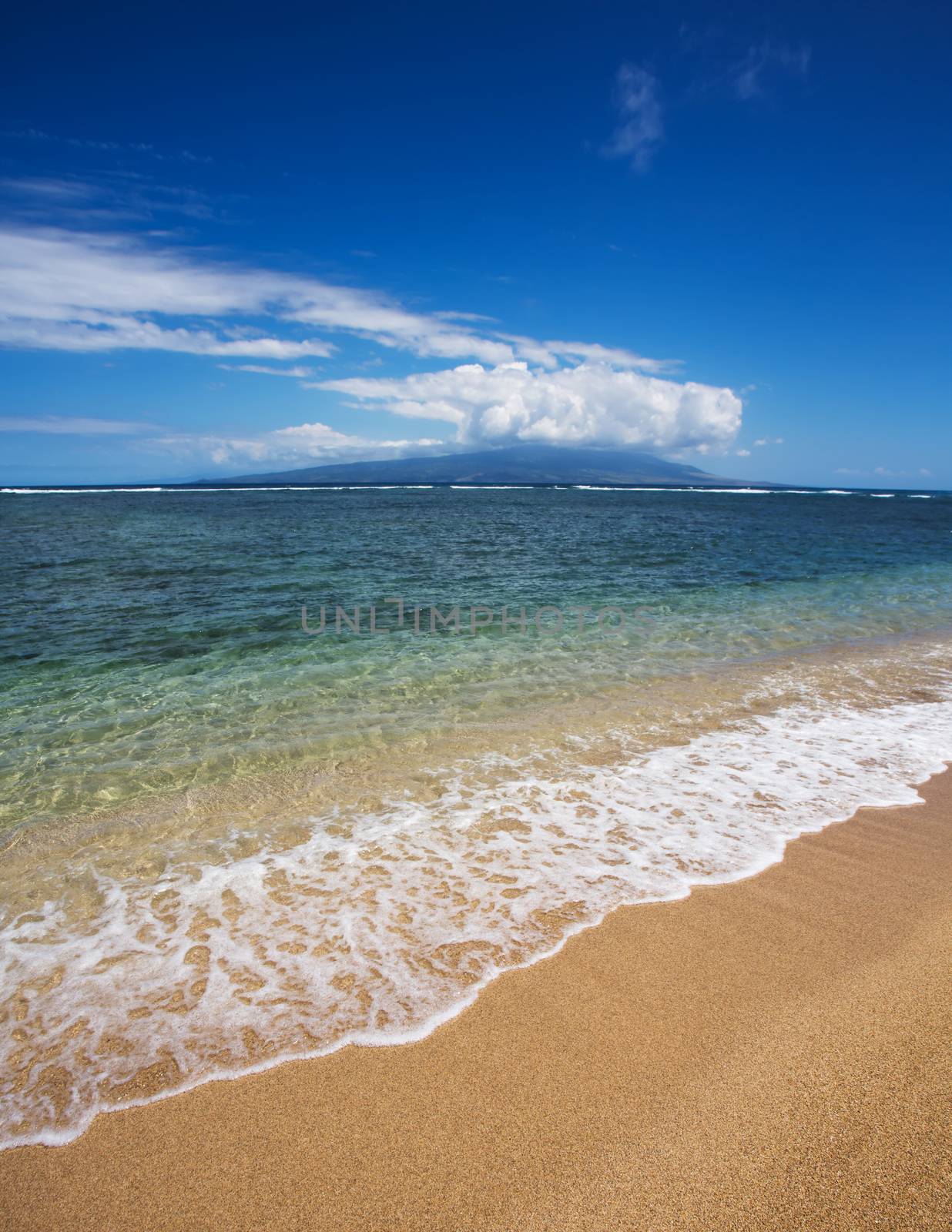 View of Maui from Molokai by Creatista