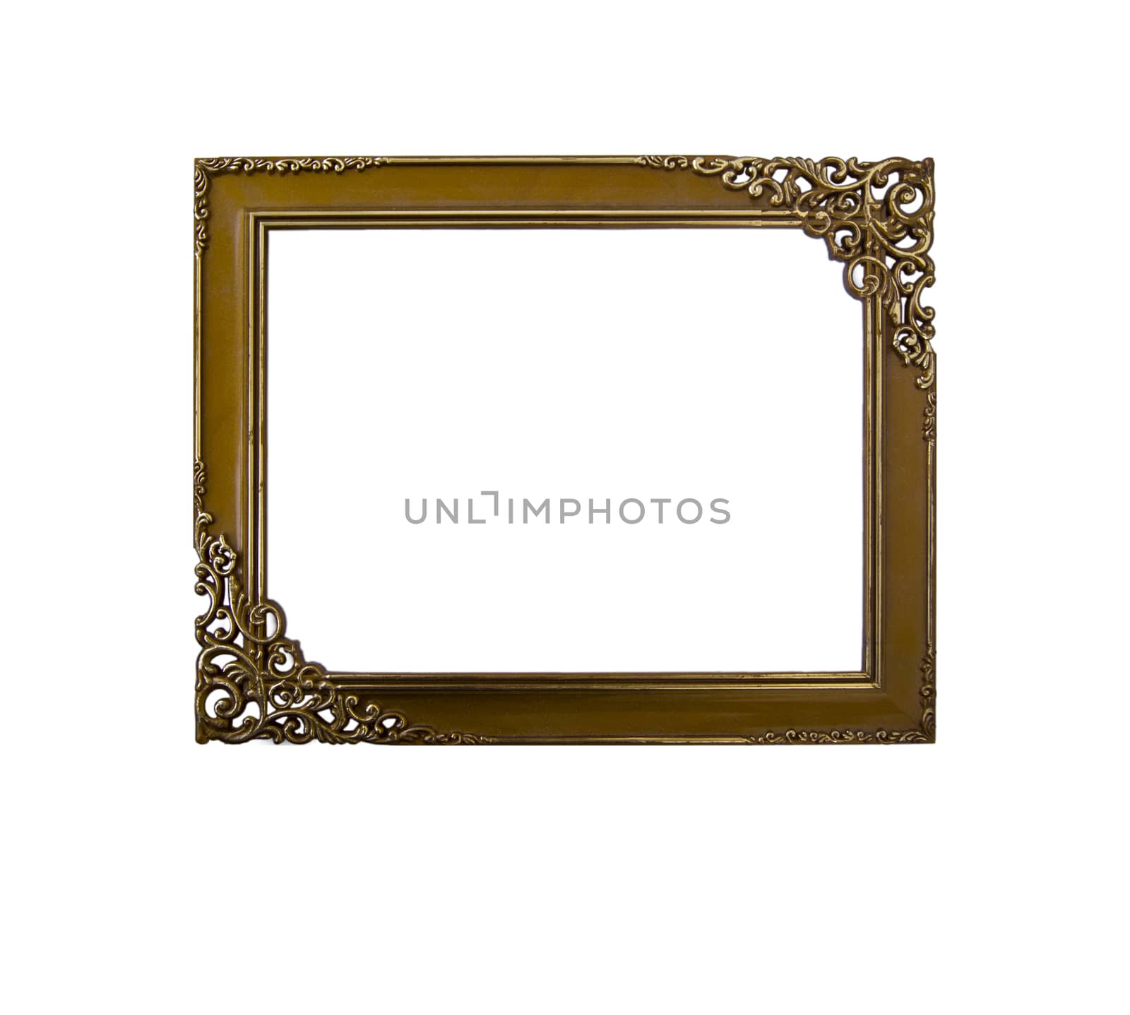 frame Isolated on white background with space for text