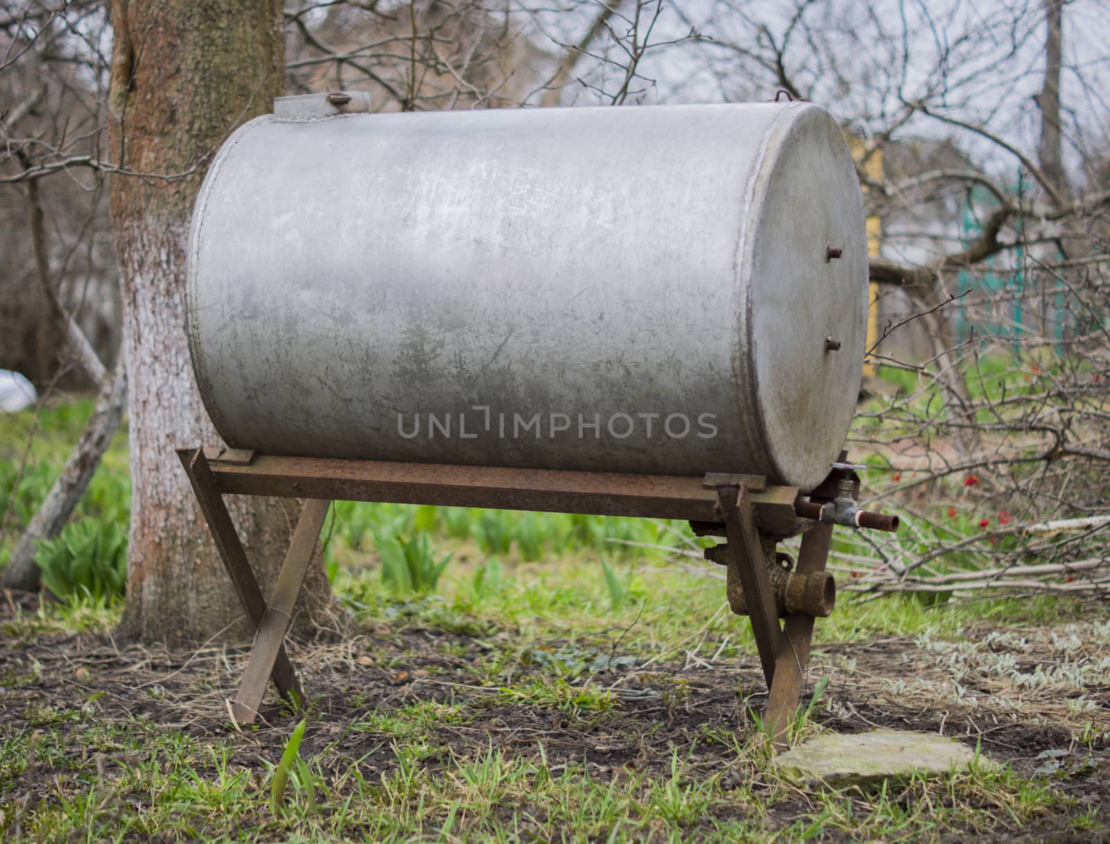 rusty tank. For your commercial and editorial use by serhii_lohvyniuk