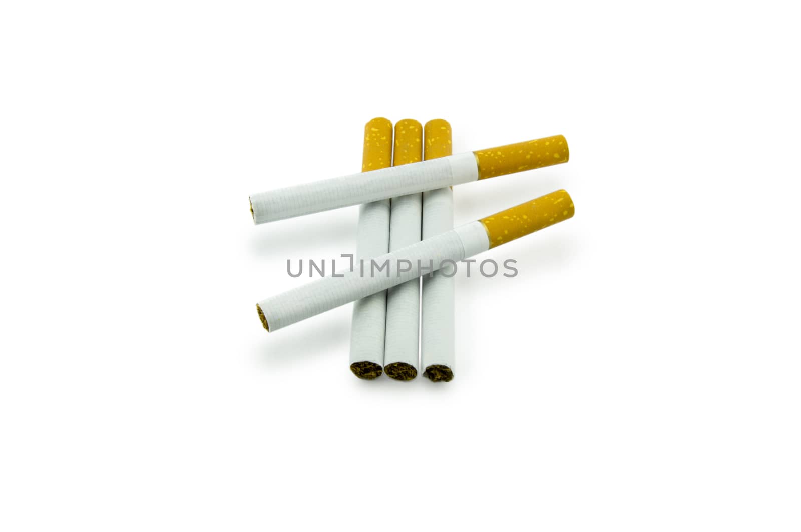 Cigarette isolated on a white background. For your commercial and editorial use. by serhii_lohvyniuk