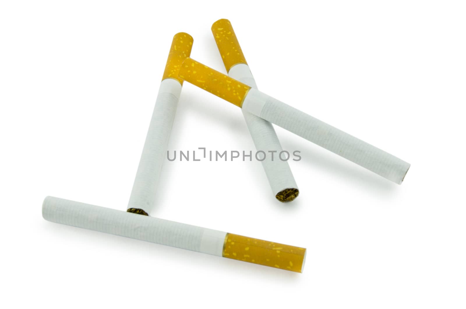 Cigarette isolated on a white background. For your commercial and editorial use. by serhii_lohvyniuk