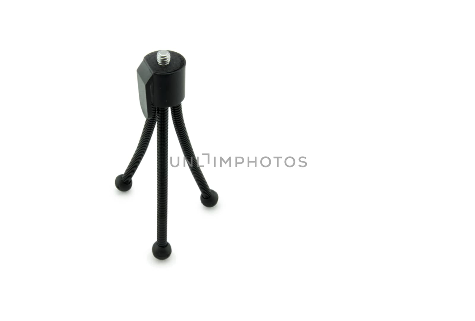 mini tripod at white background. For your commercial and editorial use.