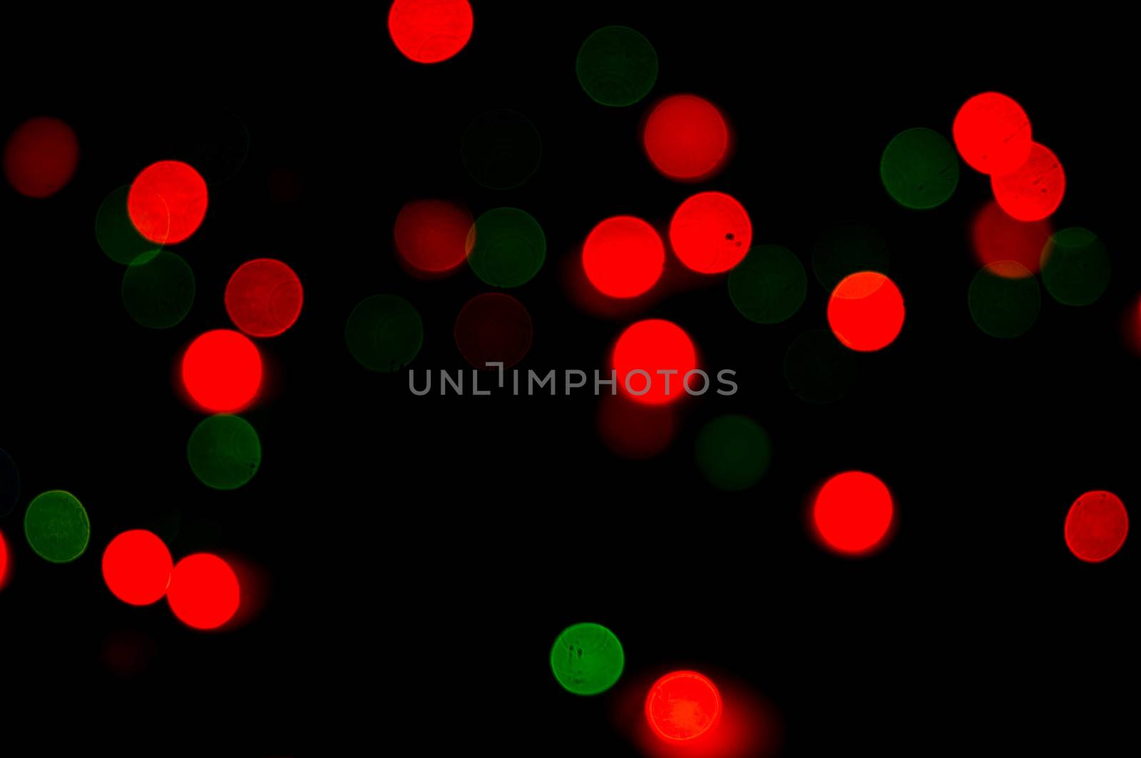 bokeh of christmas lights , abstract background by serhii_lohvyniuk