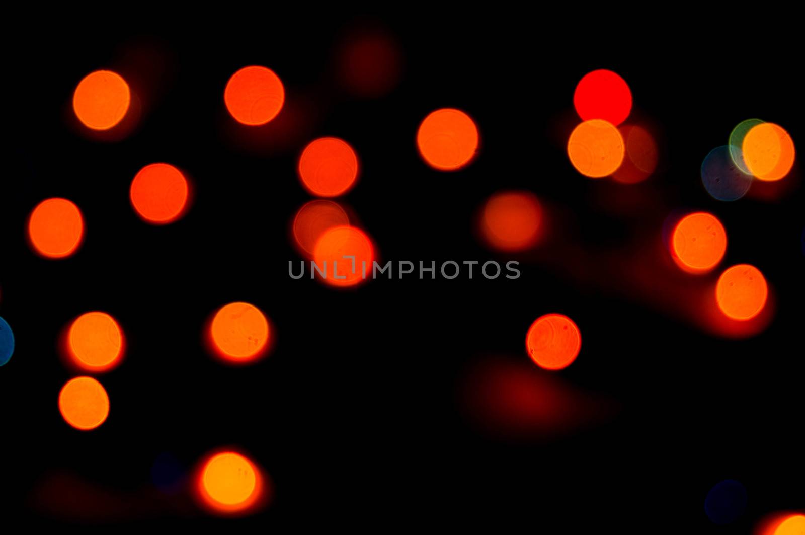 bokeh of christmas lights , abstract background by serhii_lohvyniuk