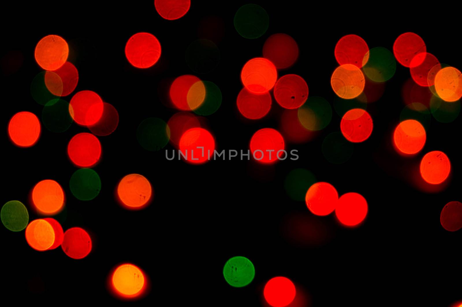 bokeh of christmas lights , abstract background by serhii_lohvyniuk