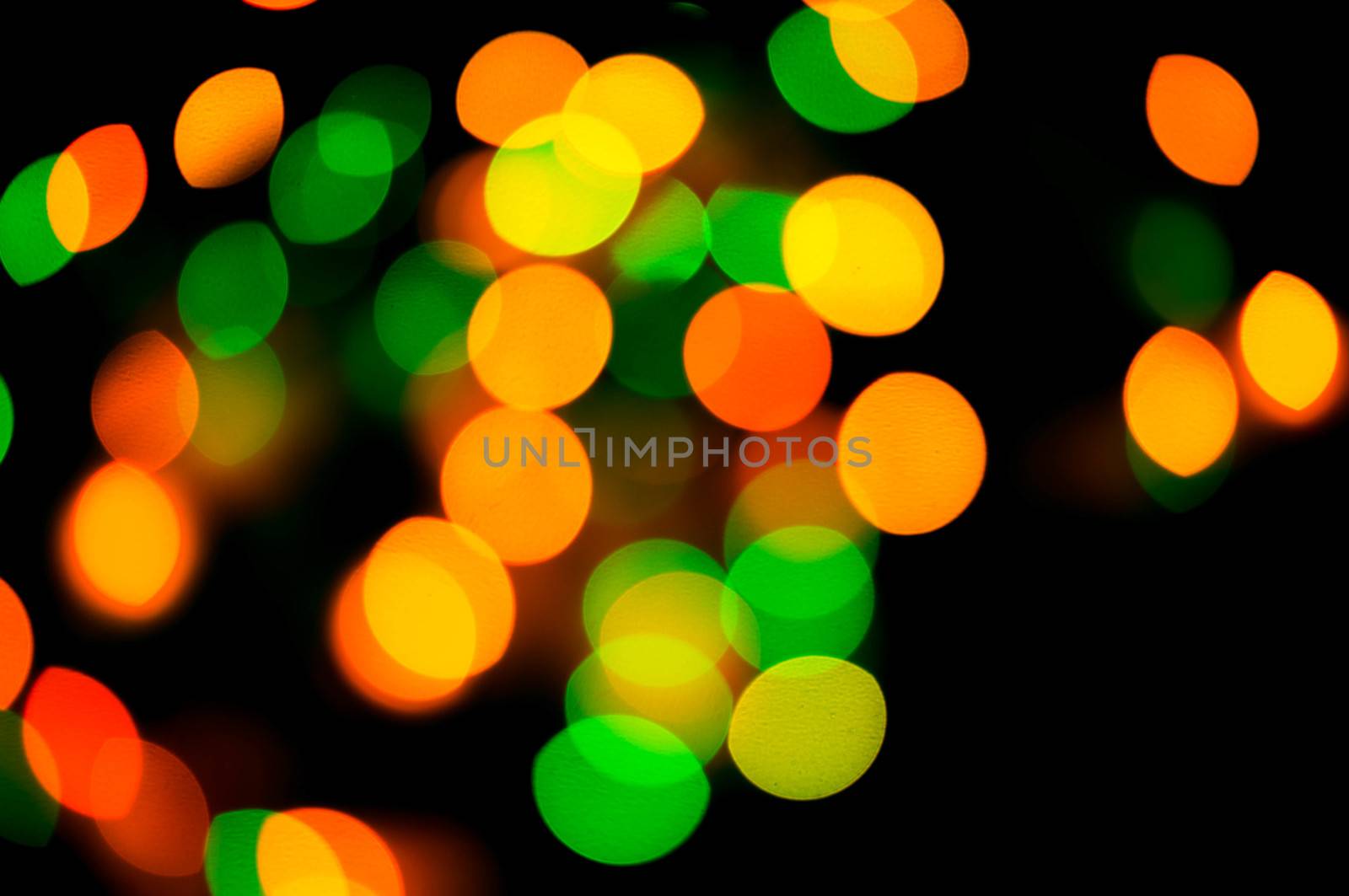 bokeh of christmas lights , abstract background by serhii_lohvyniuk