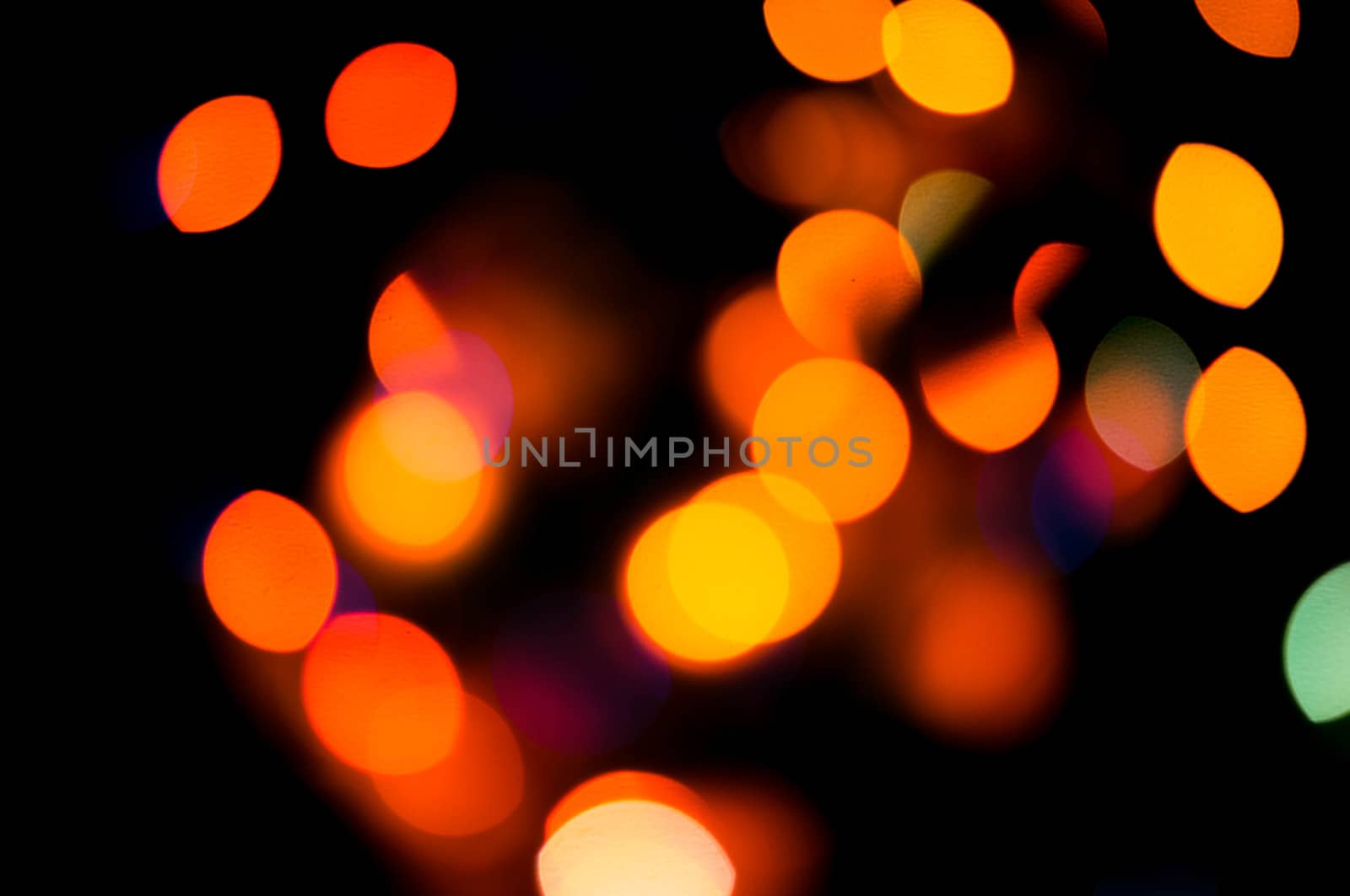 bokeh of christmas lights , abstract background by serhii_lohvyniuk