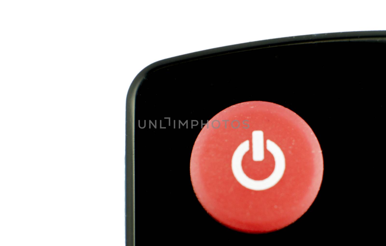 power round red glossy icon on white background by serhii_lohvyniuk