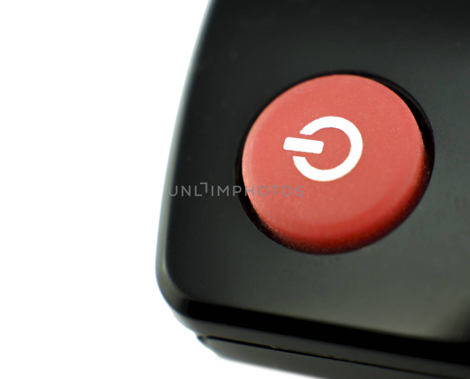 power round red glossy icon on white background. For your commercial and editorial use.