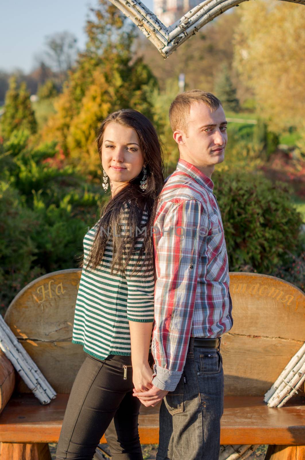 Young couple outdoors by serhii_lohvyniuk