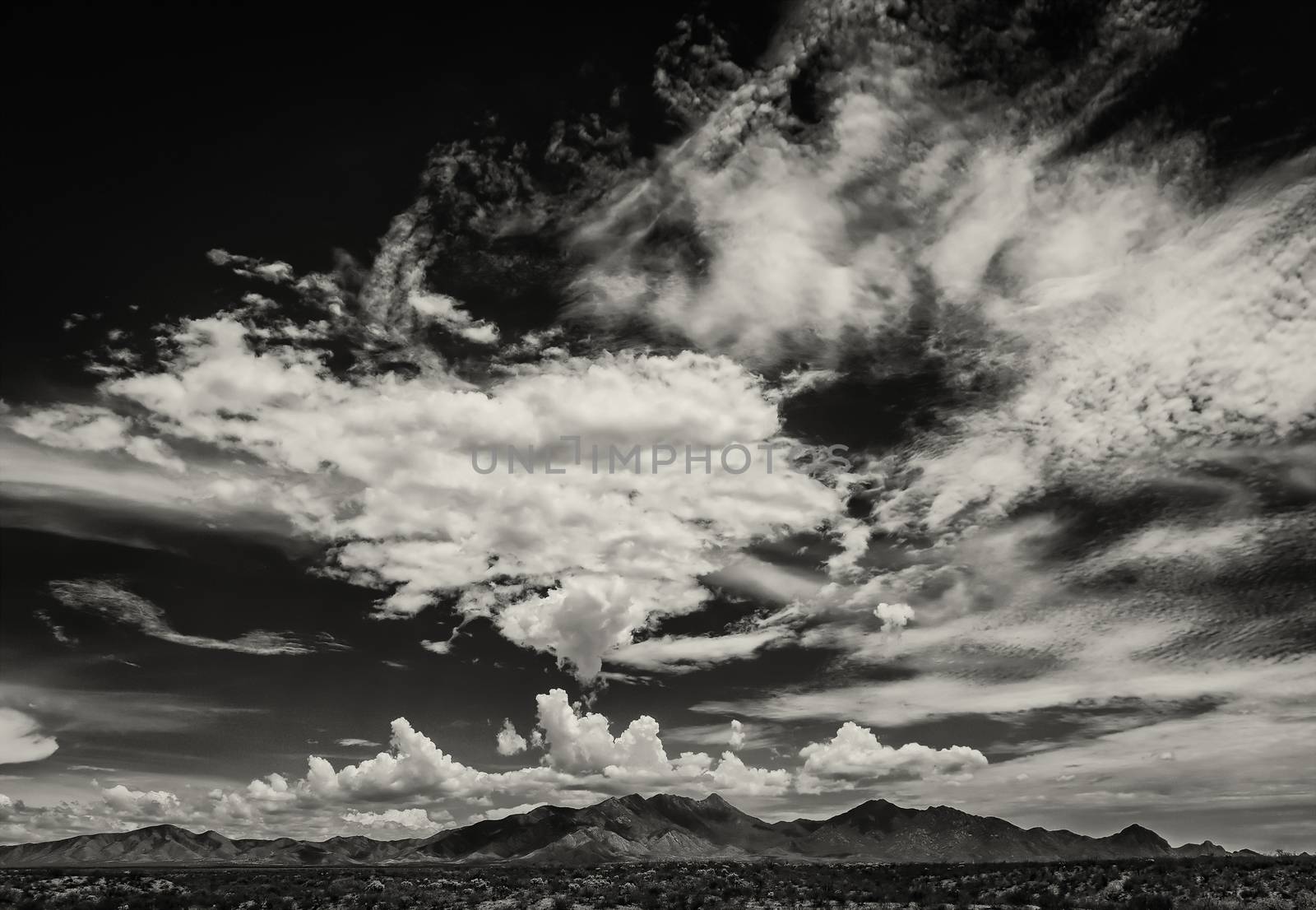 Monsoon Clouds in Arizona, USA by Creatista