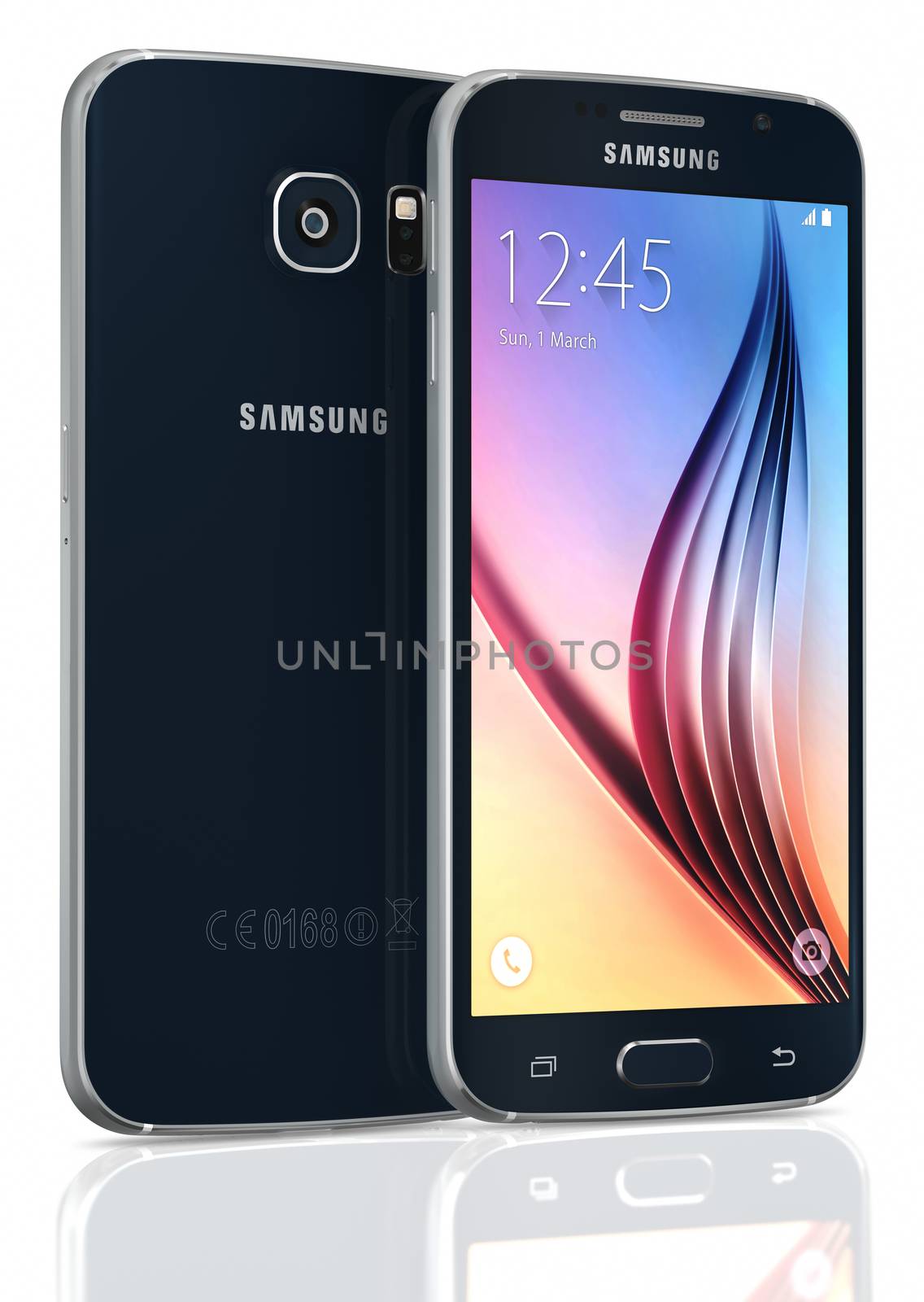 Black Sapphire Samsung Galaxy S6  by manaemedia