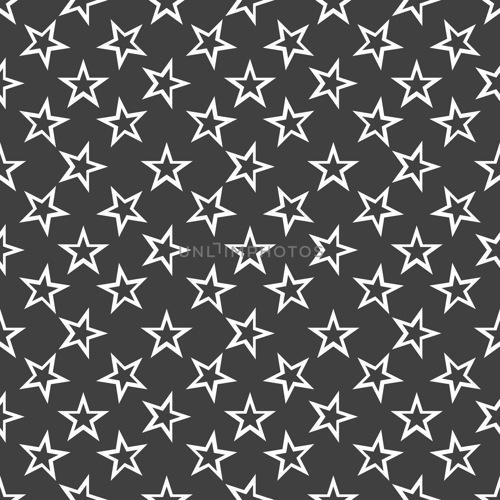 star web icon. flat design. Seamless gray pattern. by serhii_lohvyniuk