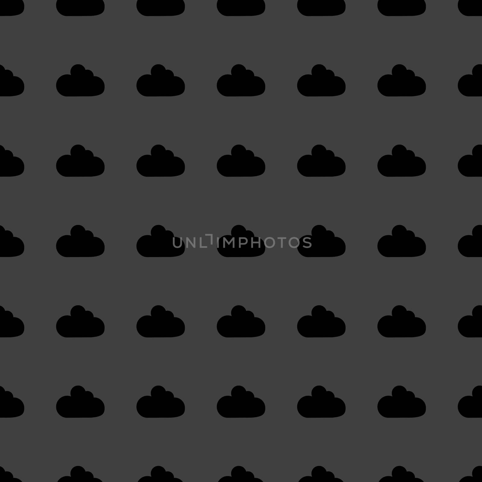 Cloud download application web icon. Seamless pattern.