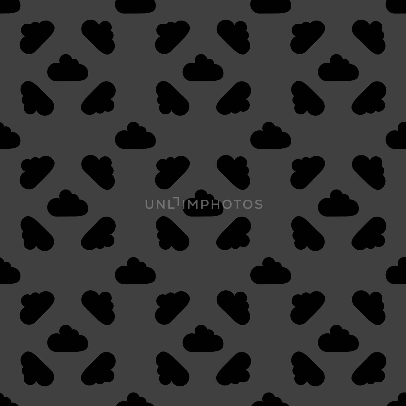 Cloud download application web icon. Seamless pattern.