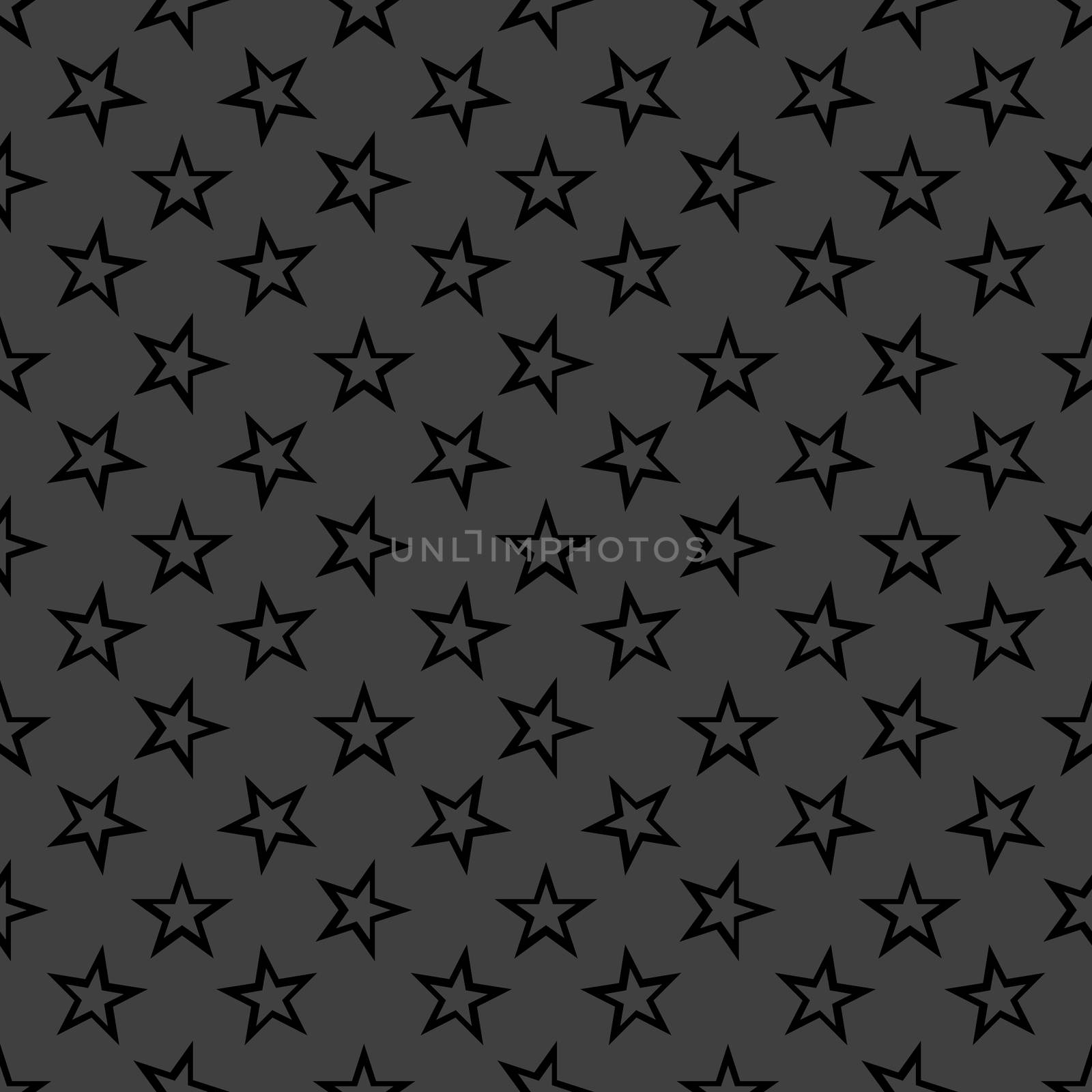 star web icon. flat design. Seamless gray pattern.