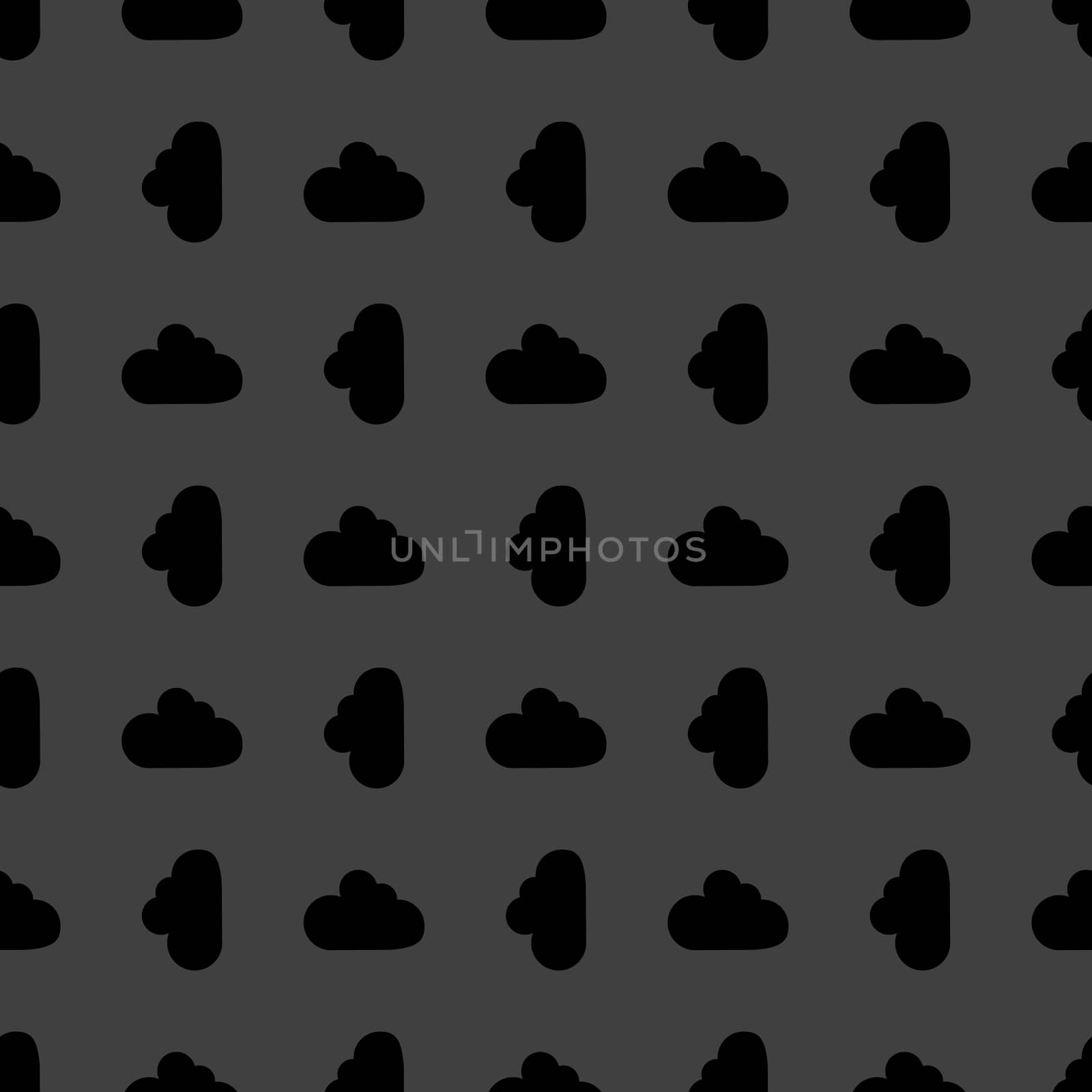 Cloud download application web icon.flat design. Seamless pattern. by serhii_lohvyniuk