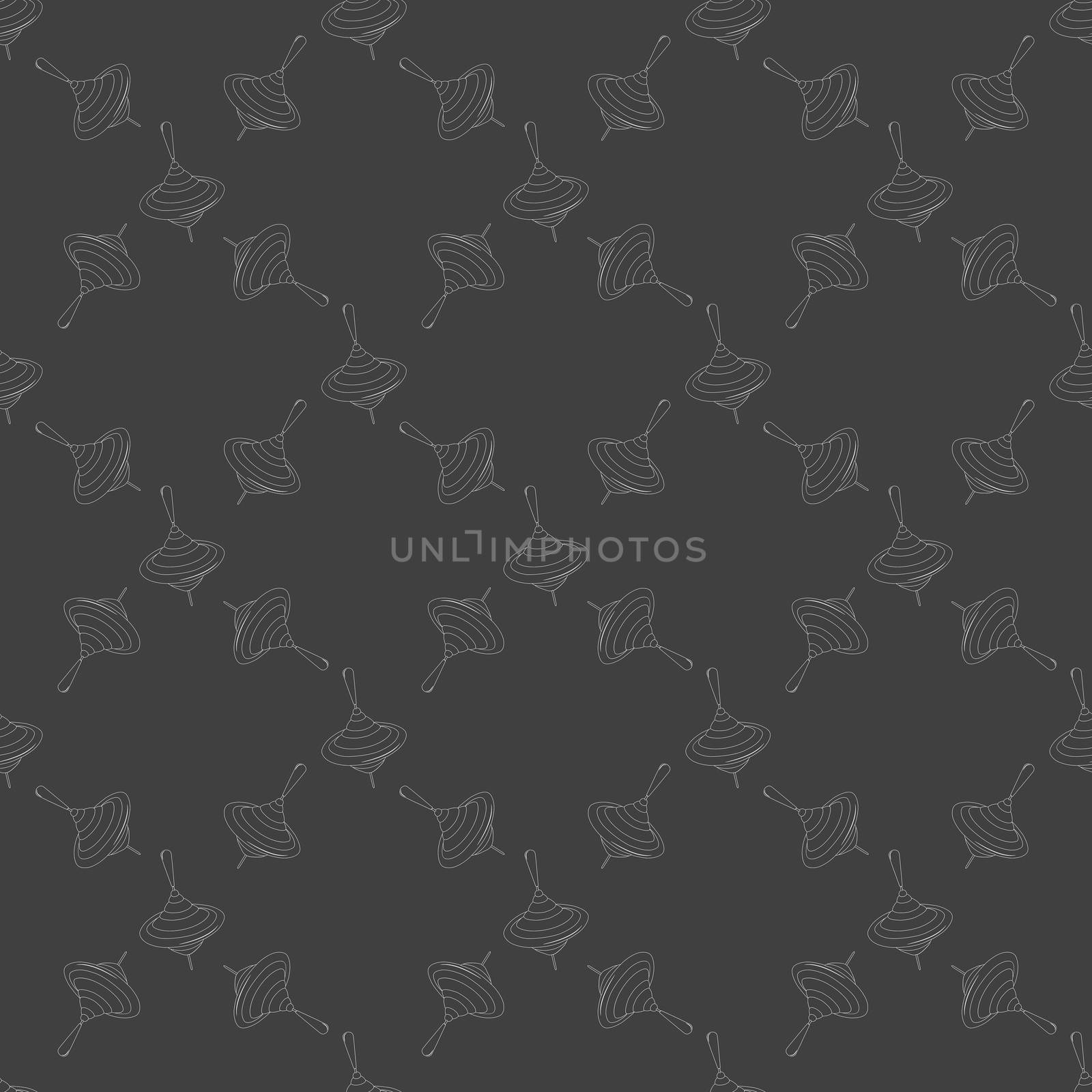 whirligig web icon. flat design. Seamless gray pattern.