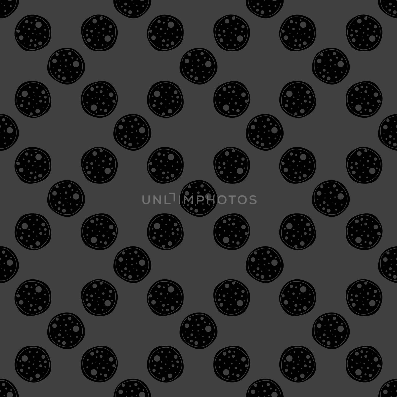 Pizza web icon. flat design. Seamless gray pattern.