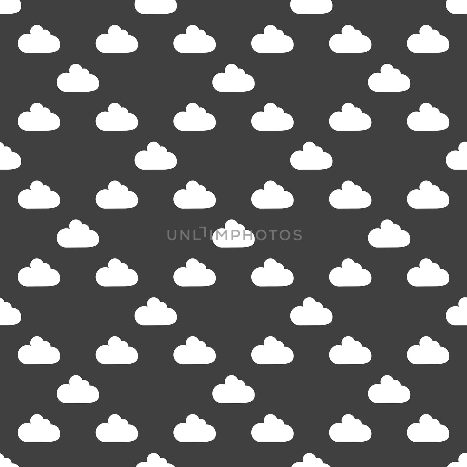 Cloud download application web icon.flat design. Seamless pattern. by serhii_lohvyniuk