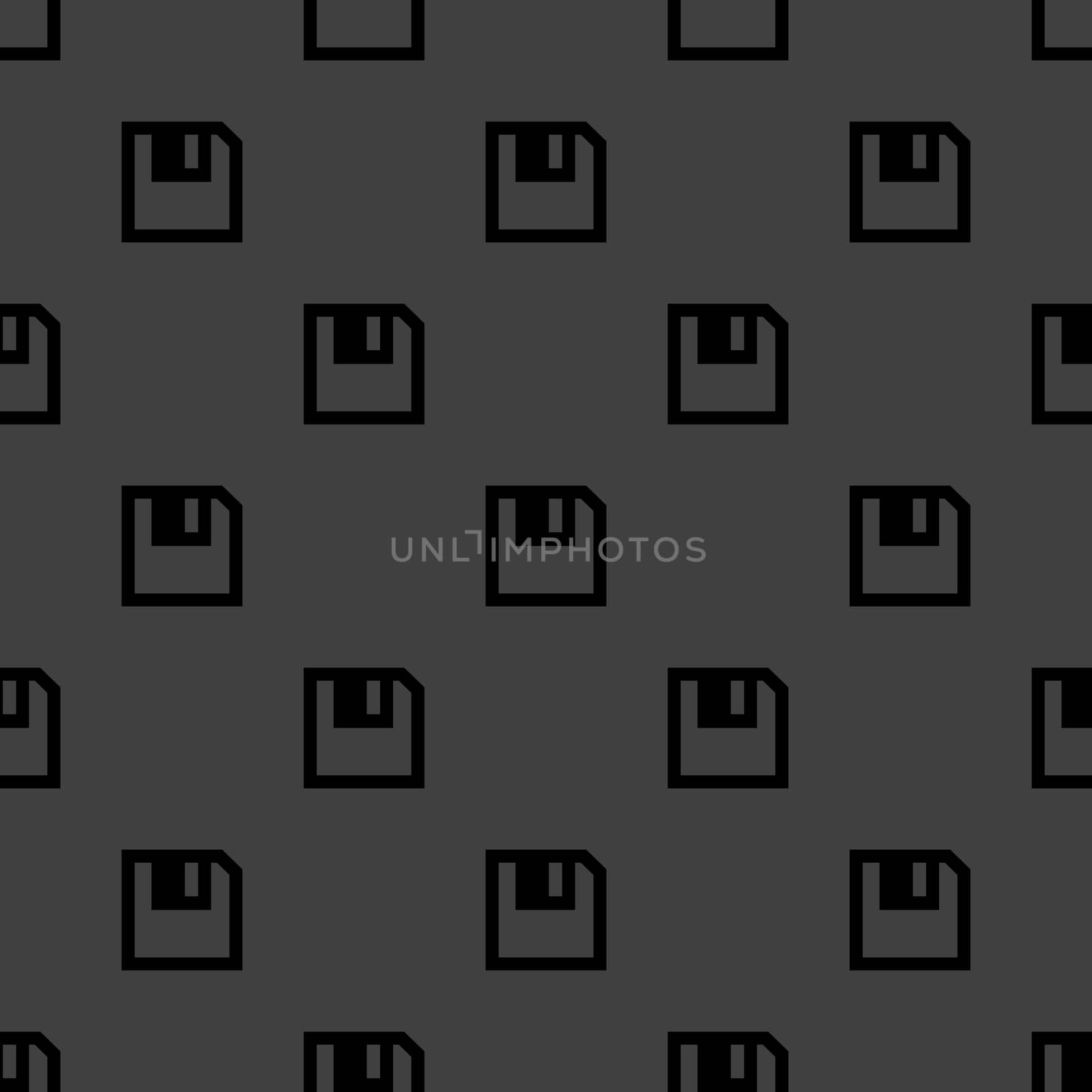 floppy disk web icon. flat design. Seamless pattern.