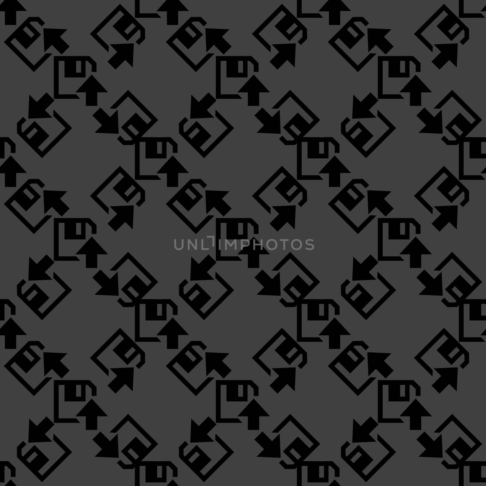 floppy disk upload web icon. flat design. Seamless pattern. by serhii_lohvyniuk
