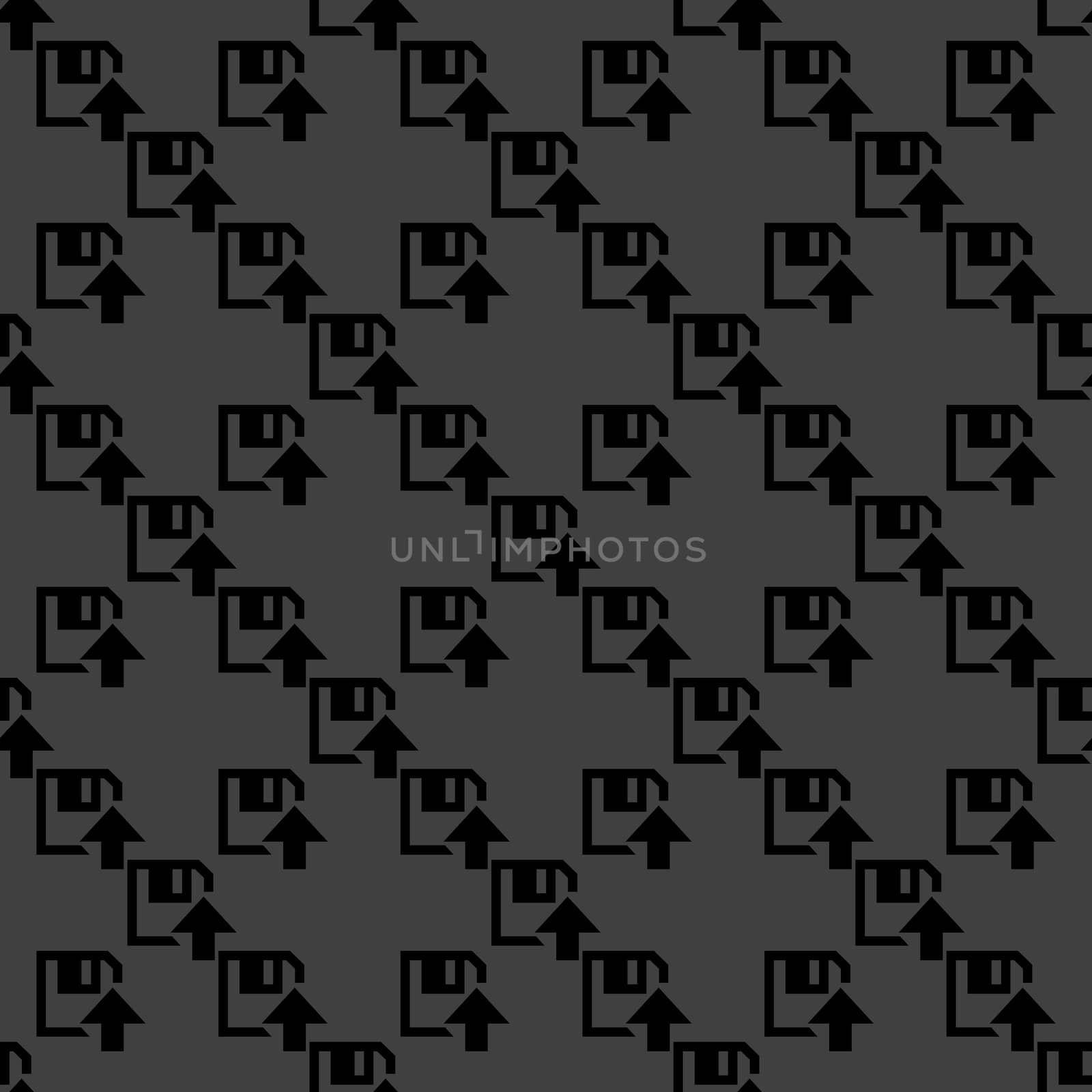 floppy disk upload web icon. flat design. Seamless pattern. by serhii_lohvyniuk