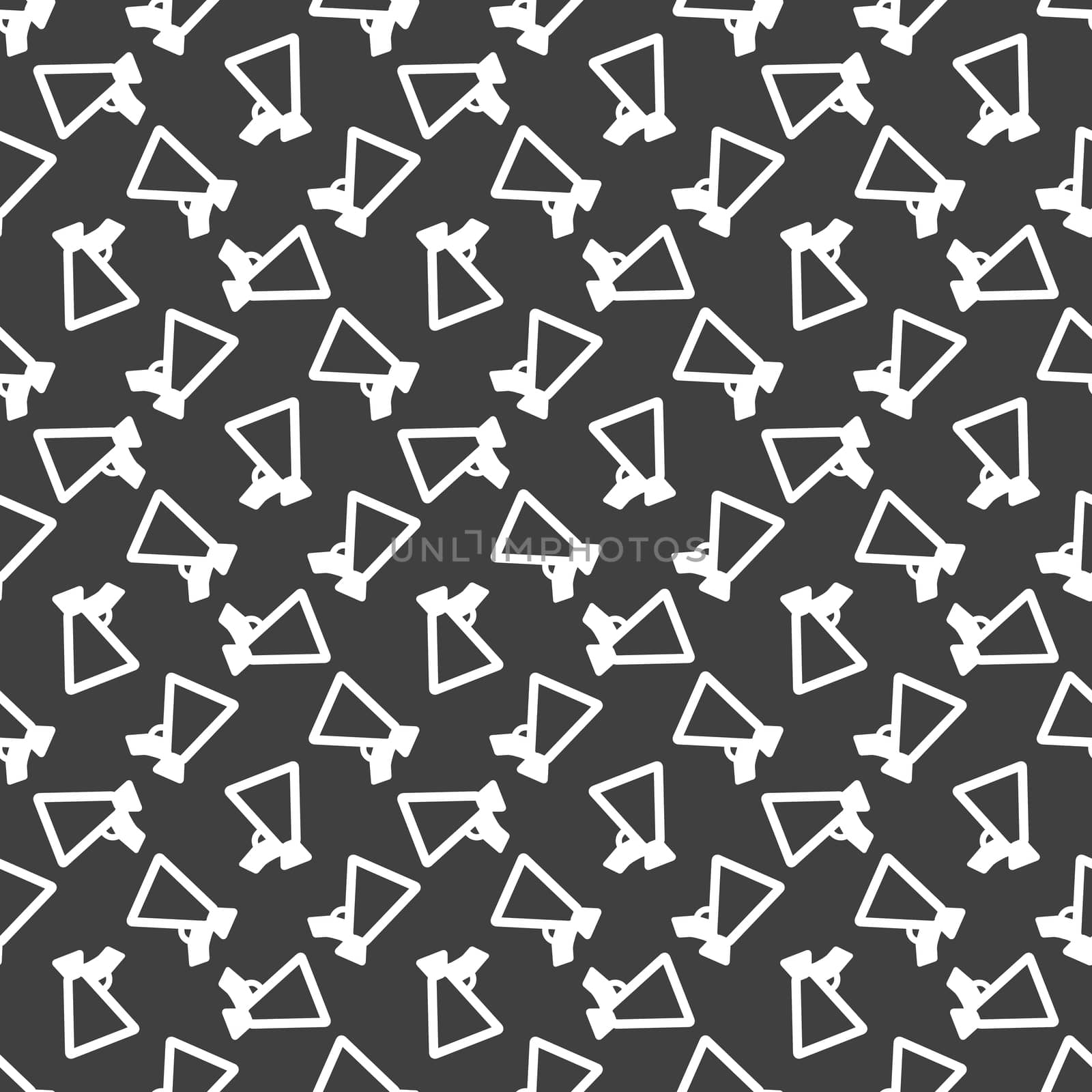 Mouthpiece. web icon. flat design. Seamless pattern. by serhii_lohvyniuk