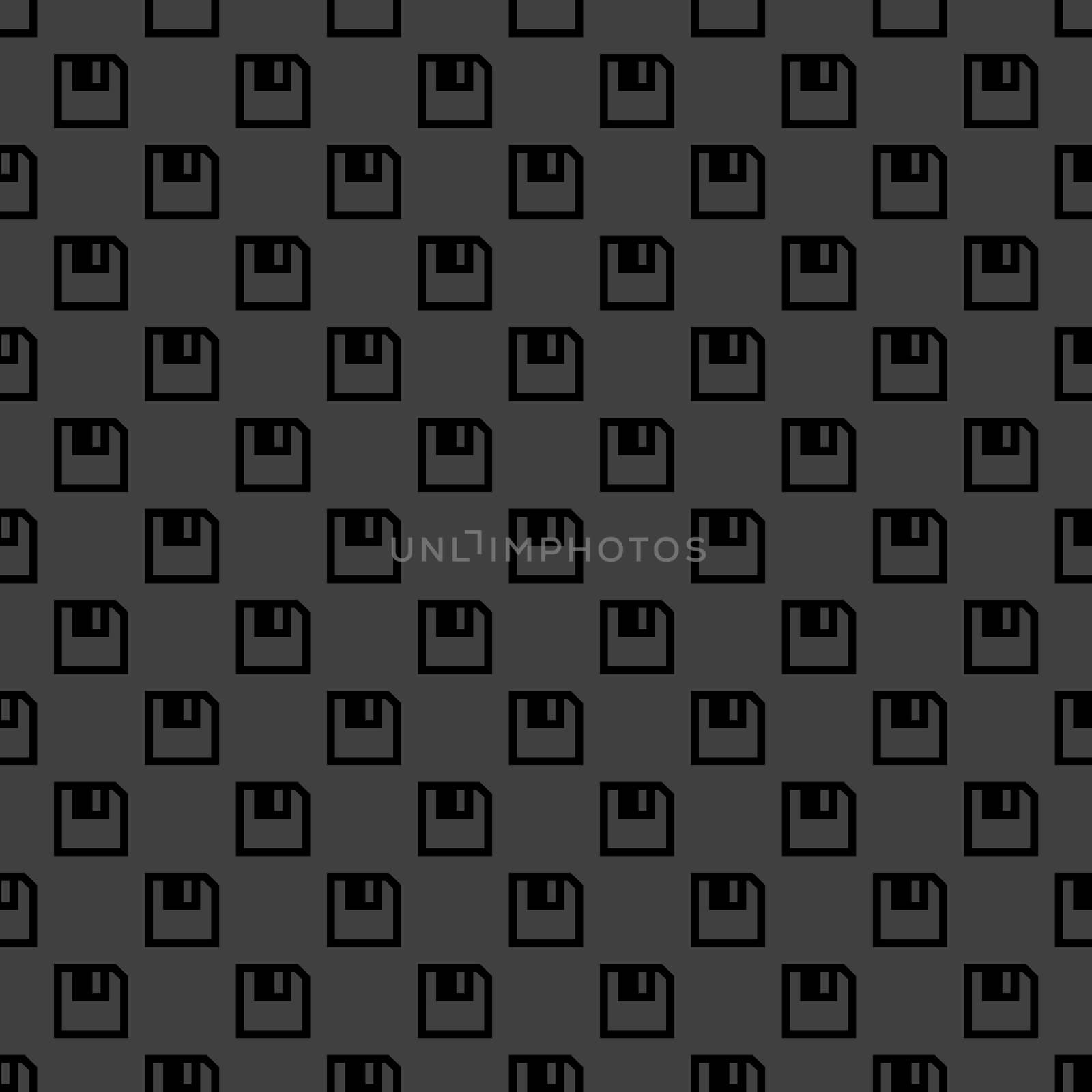 floppy disk web icon. flat design. Seamless pattern.