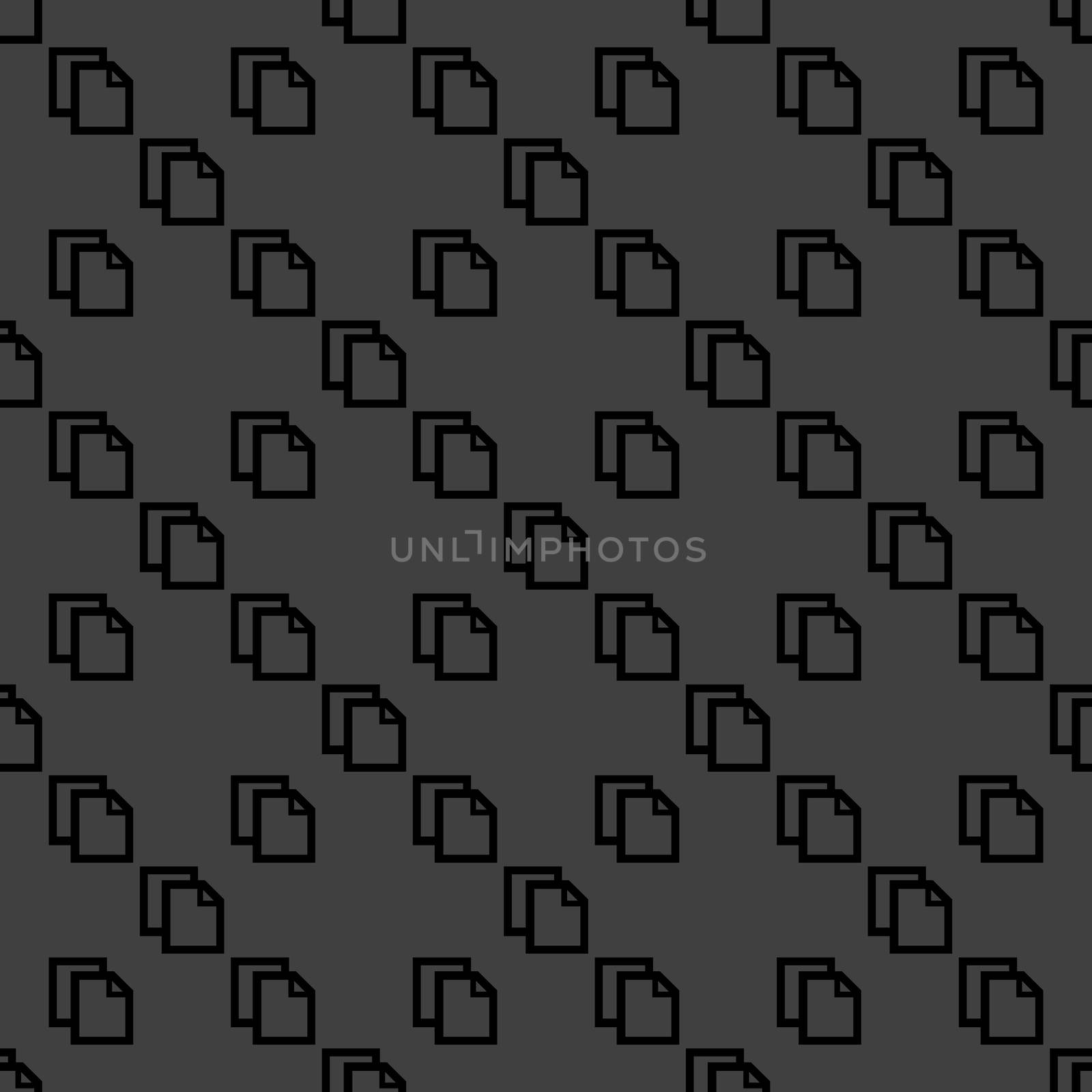 blank paper web icon. flat design. Seamless pattern.