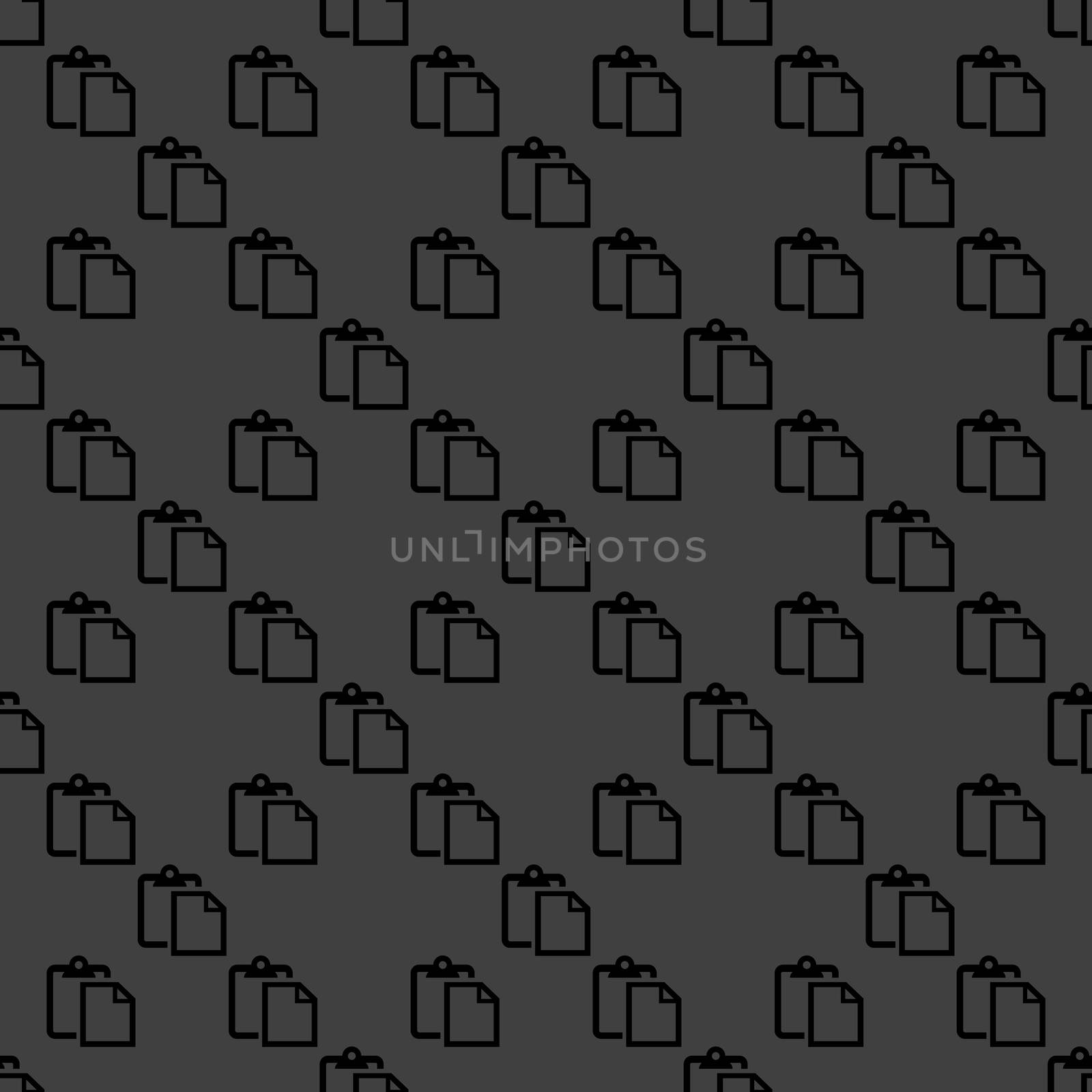 blank paper web icon. flat design. Seamless pattern.