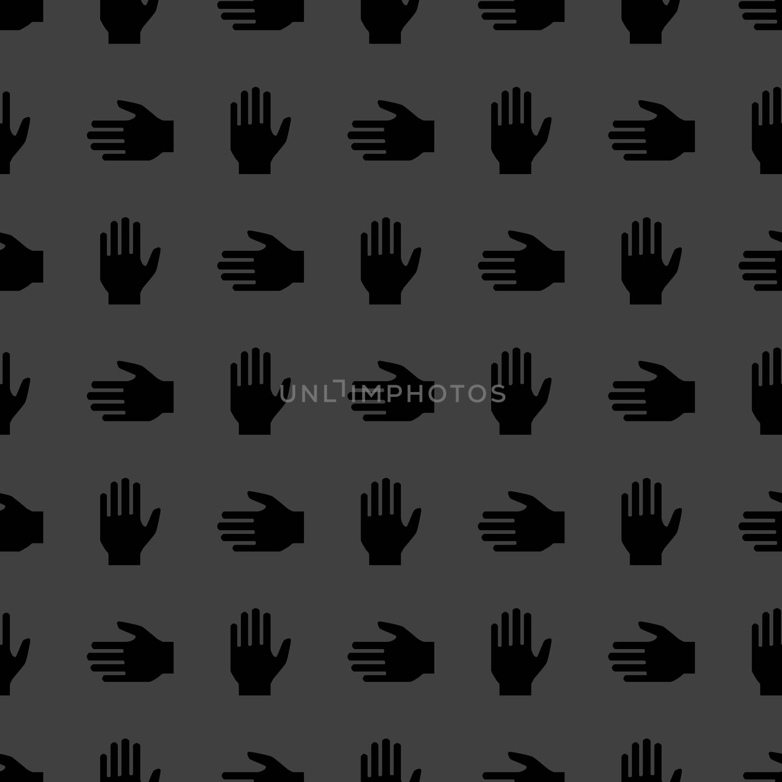 hand web icon.flat design. Seamless pattern. by serhii_lohvyniuk