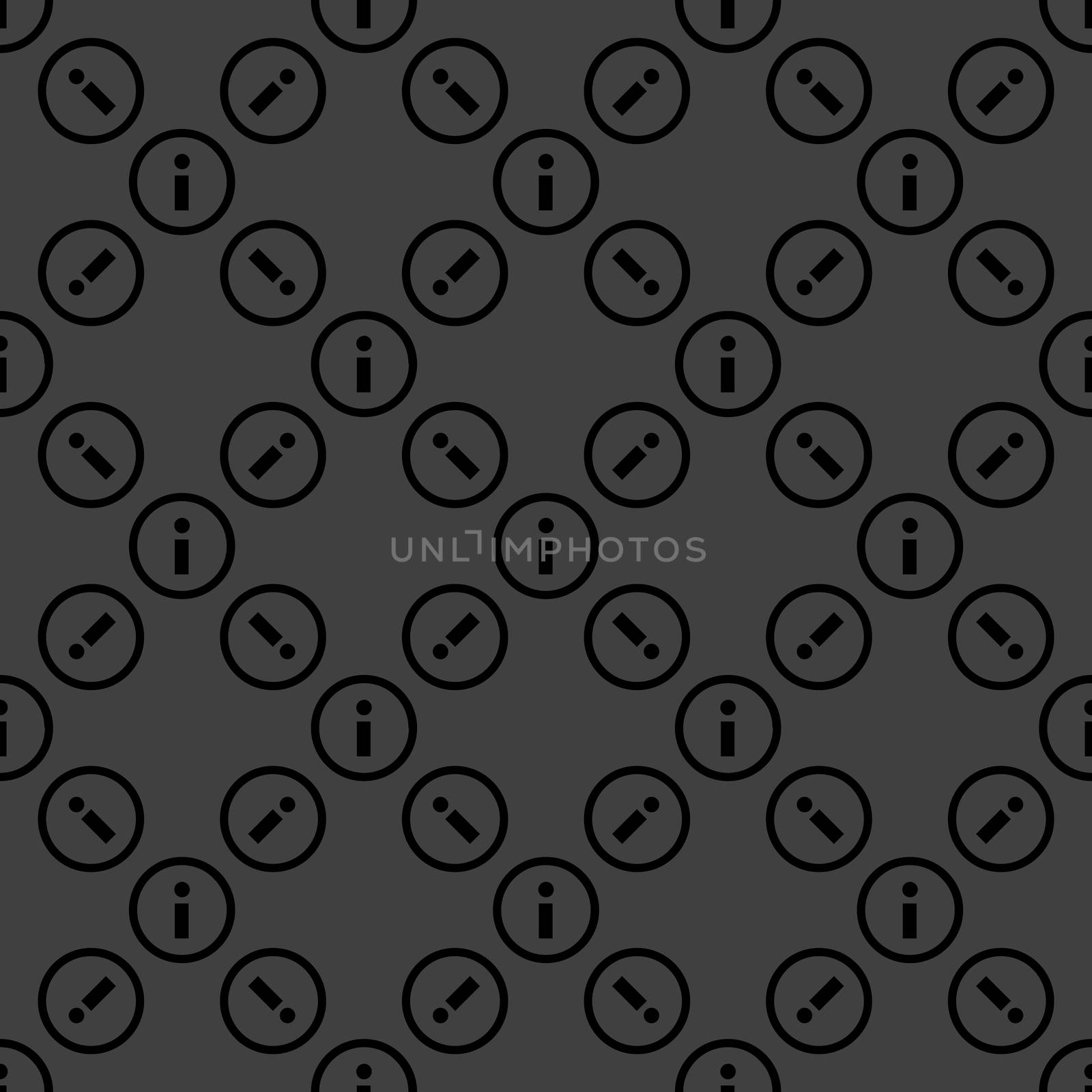 info web icon. flat design. Seamless pattern. by serhii_lohvyniuk