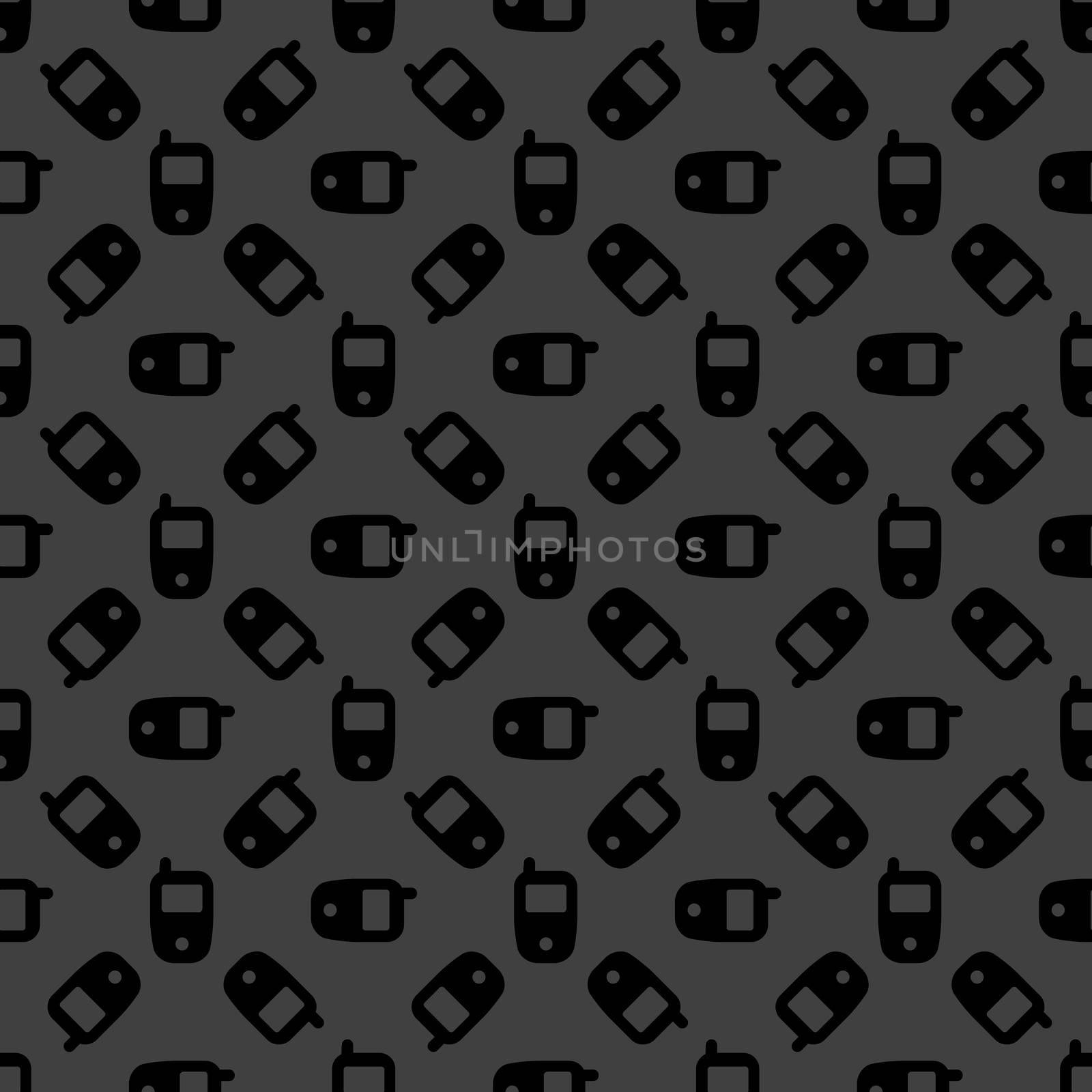 Mobile phone web icon. flat design. Seamless pattern. by serhii_lohvyniuk