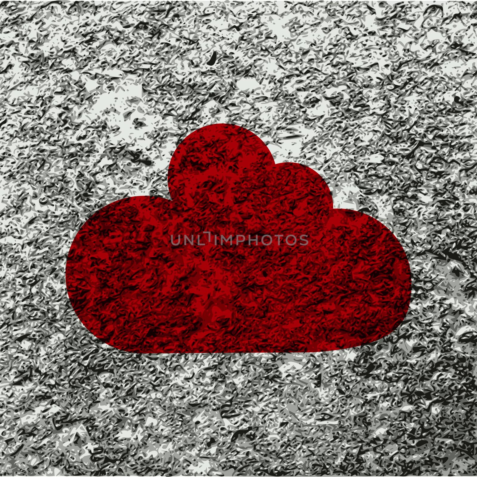 cloud icon. flat design.  Easy to edit by serhii_lohvyniuk