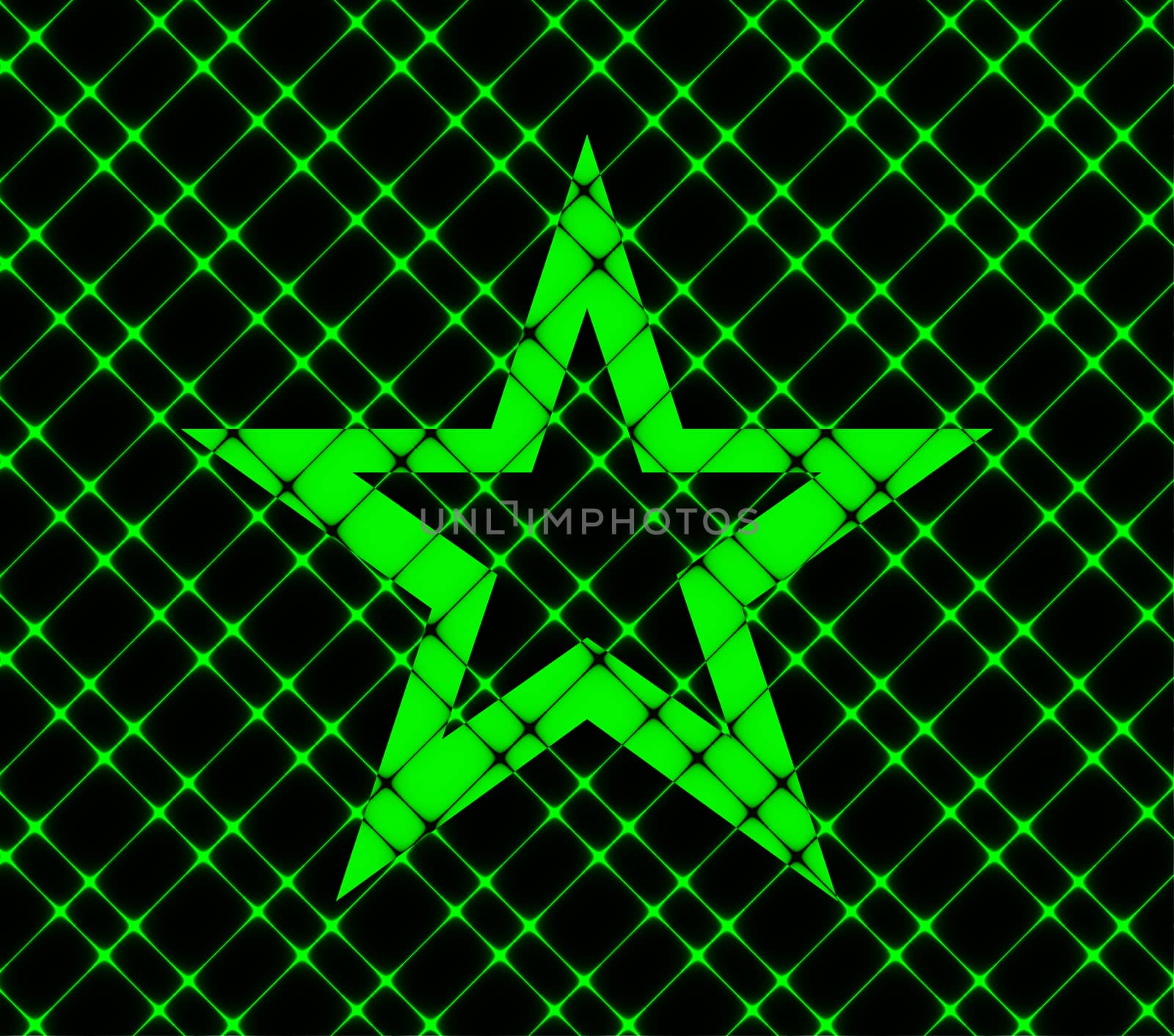 star flat design with abstract background.