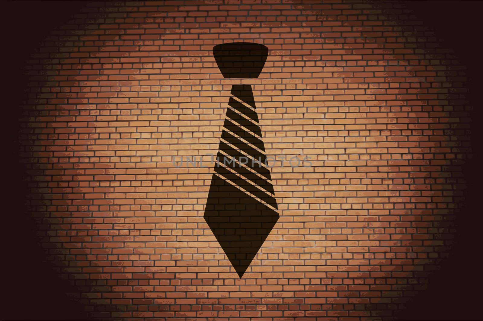 tie icon flat design with abstract background.