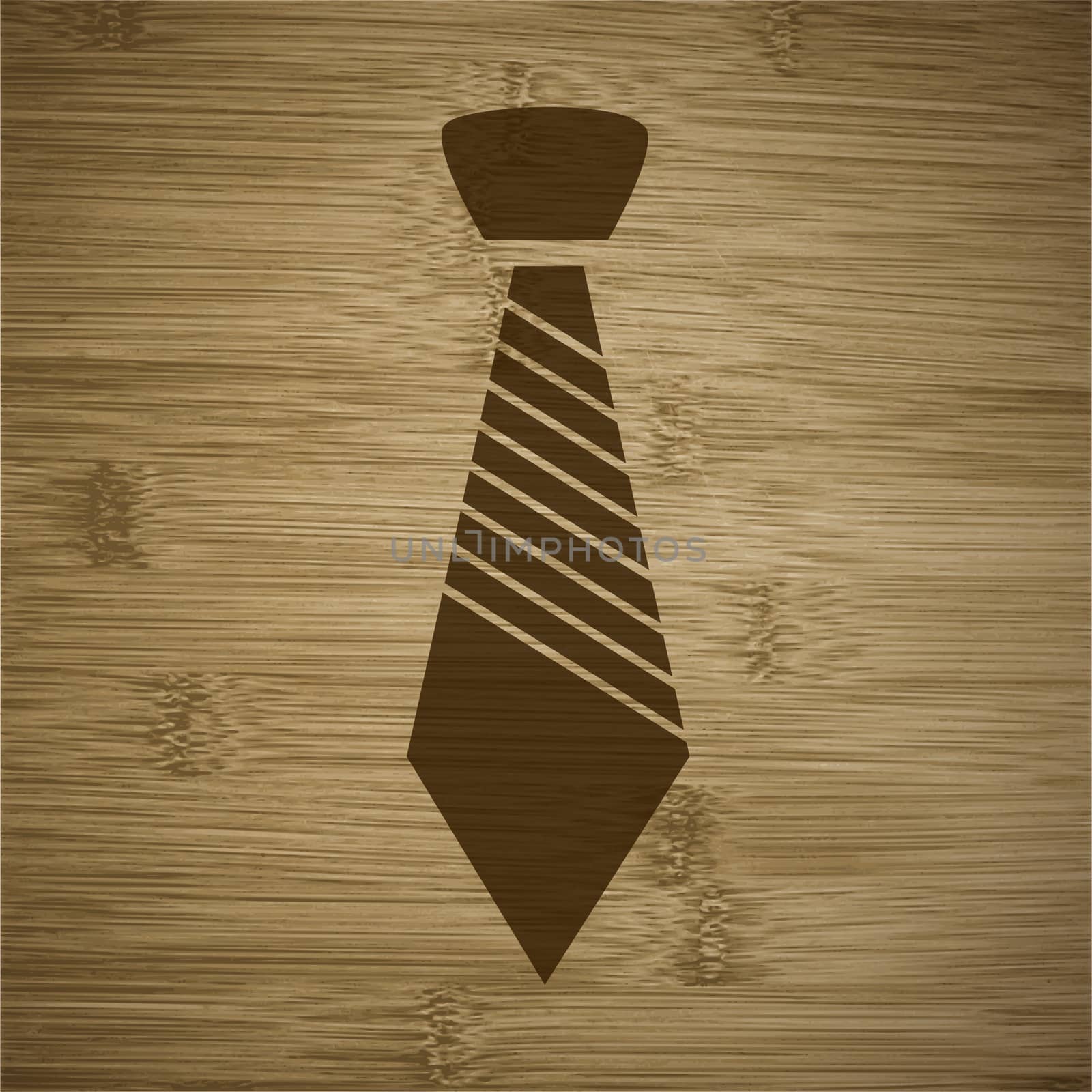 tie icon flat design with abstract background.