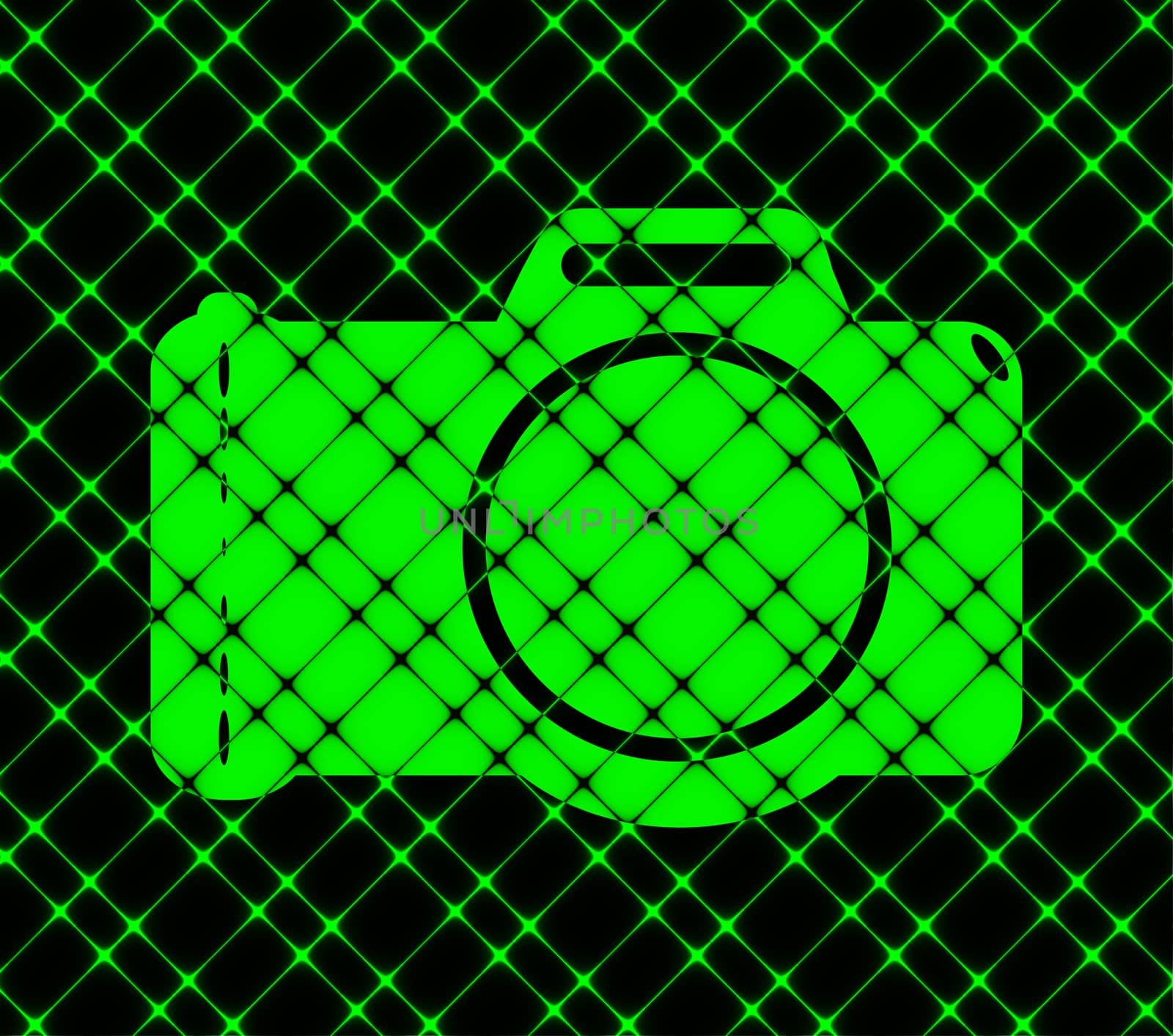 Photo camera icon flat design with abstract background by serhii_lohvyniuk