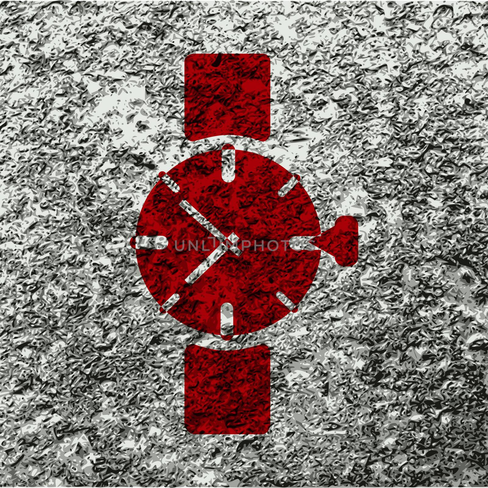 Watch,clock. icon Flat with abstract background.